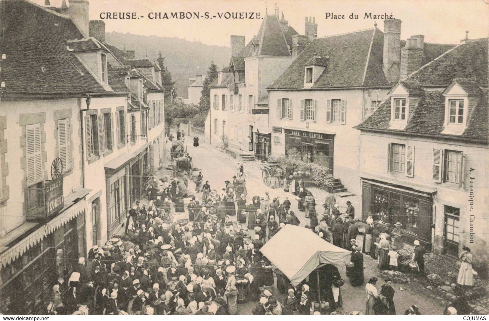 23 - CHAMBON S. VOUEIZE - S07745 - Place Du Marché - L1 - Chambon Sur Voueize