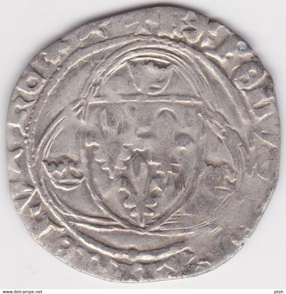 FRANCE, Charles VII, Blanc - 1422-1461 Karl VII. Der Siegreiche