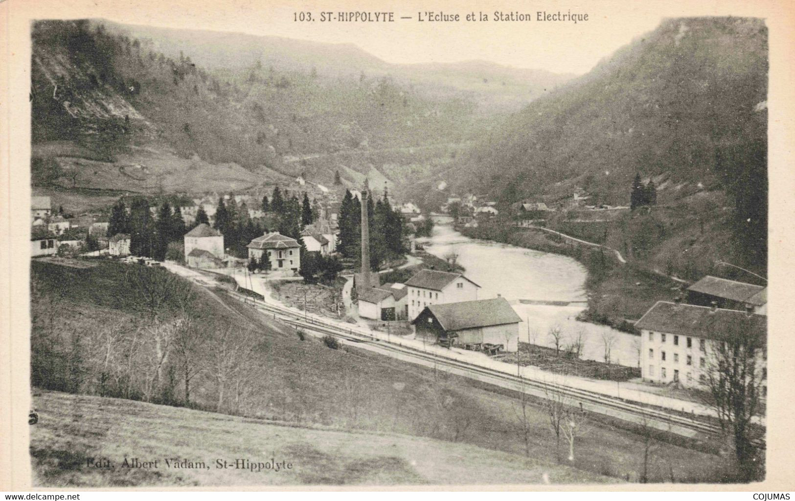 25 - ST HIPOLYTE - S07748 - L'Ecluse Et La Station Electrique - L1 - Saint Hippolyte