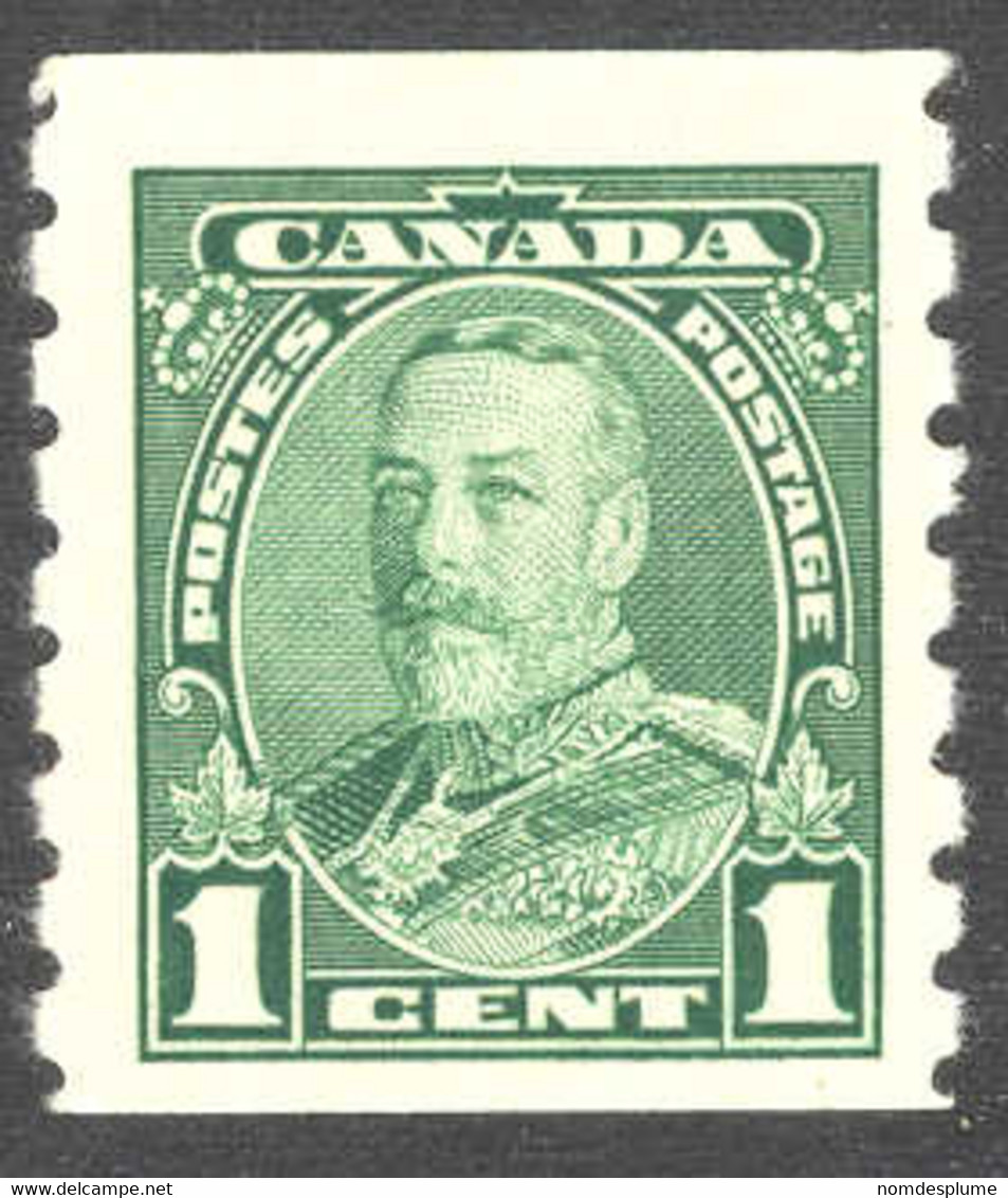 1430) Canada 228 George V Coil Mint 1935 - Francobolli In Bobina