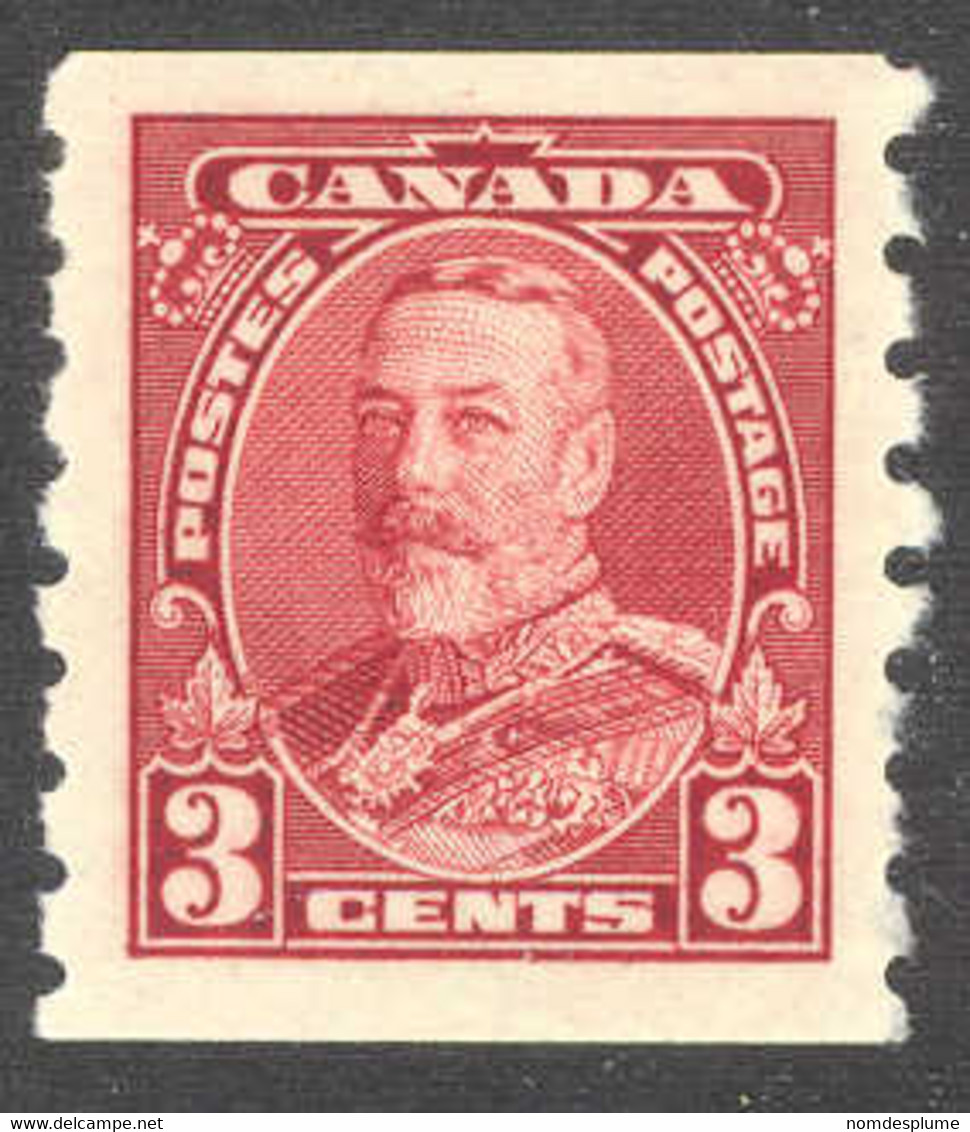 1432) Canada 230 George V Coil Mint 1935 - Roulettes