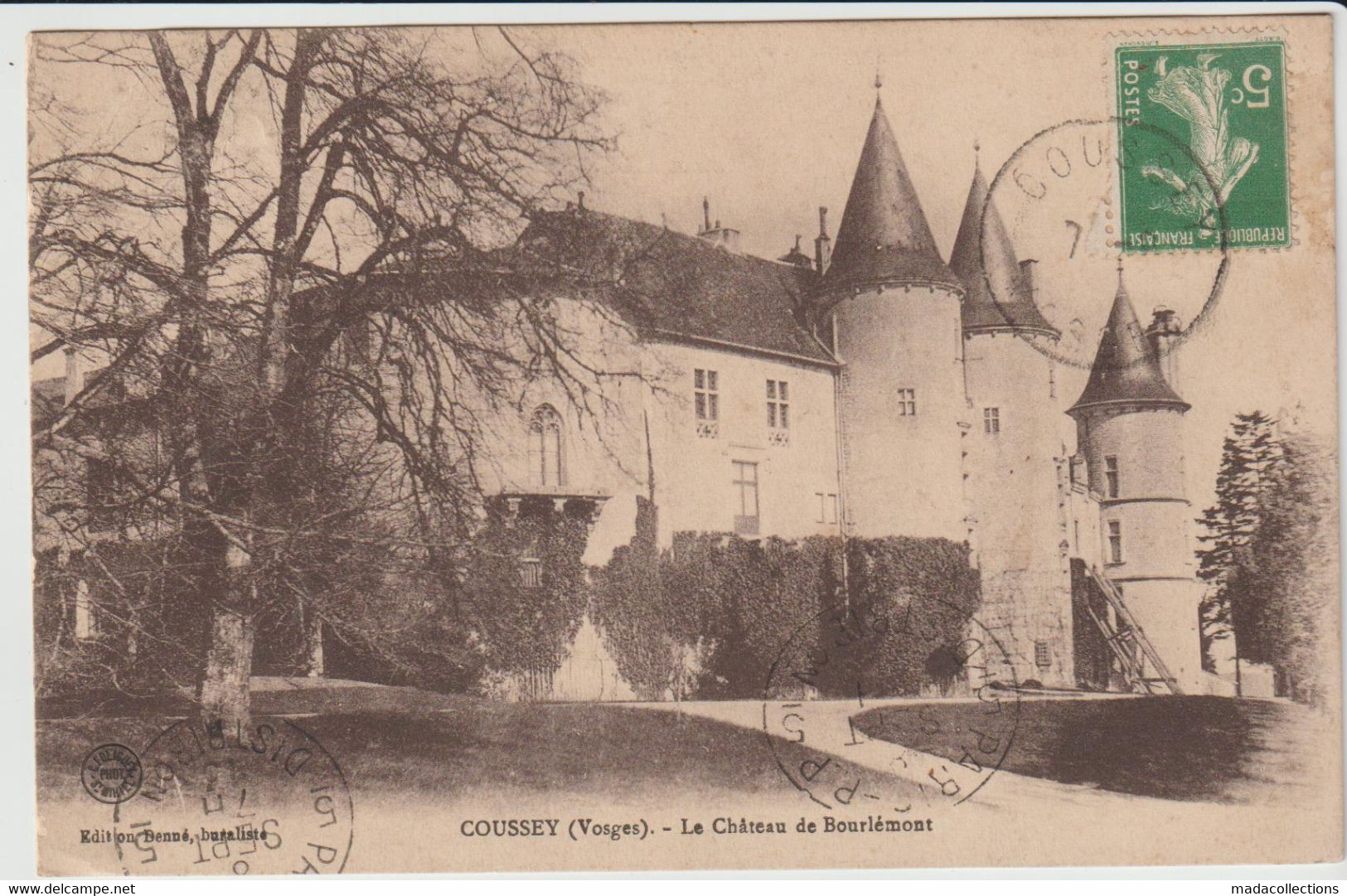 Coussey (88 - Vosges)  Le Château De Bourlémont - Coussey