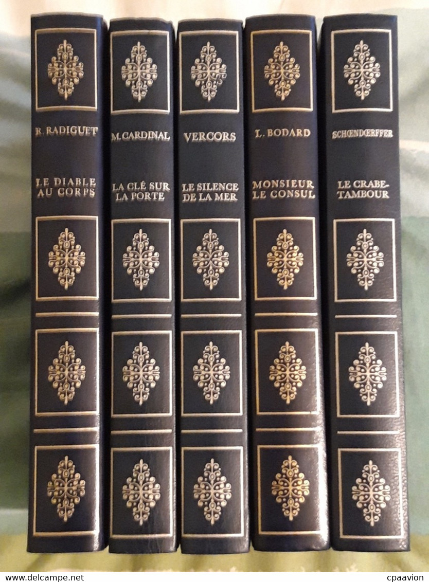 5 LIVRES: LE DIABLE AUX CORPS, LA CLEF SUR LA PORTE, LE SILENCE DE LA MER, LE CRABE TAMBOUR, MONSIEUR LE CONSUL - Lots De Plusieurs Livres