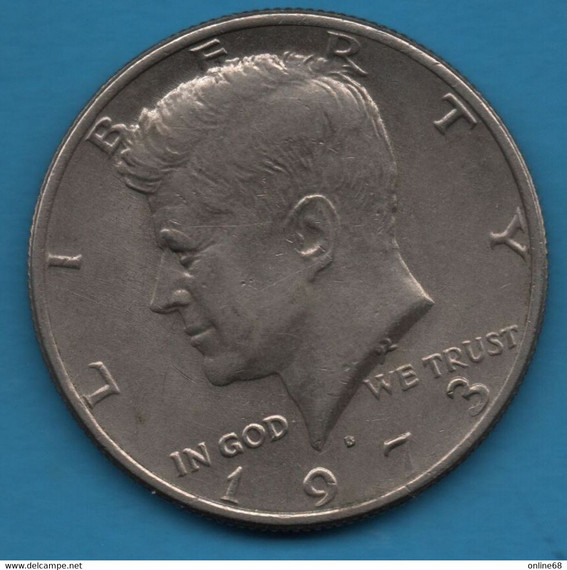 USA 1/2 DOLLAR 1973 D KM# 202b Kennedy Half Dollar - 1964-…: Kennedy