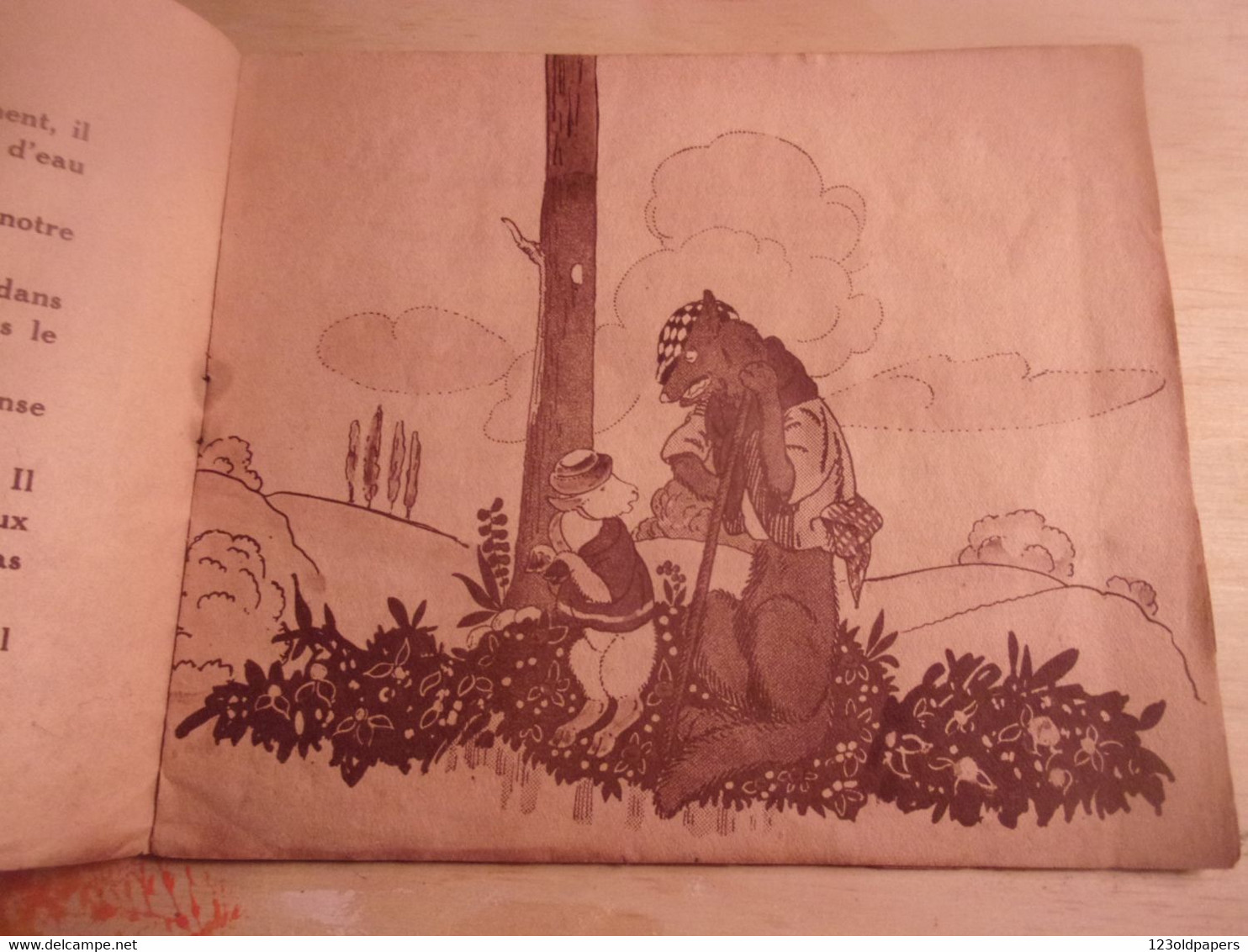 ♥️  Livret Illustré Les Albums YO-YOLE LOUP L AGNEAU LE LION ET LE RAT  La Platinogravure MONTROUGE/Vers 1930 - Autres & Non Classés