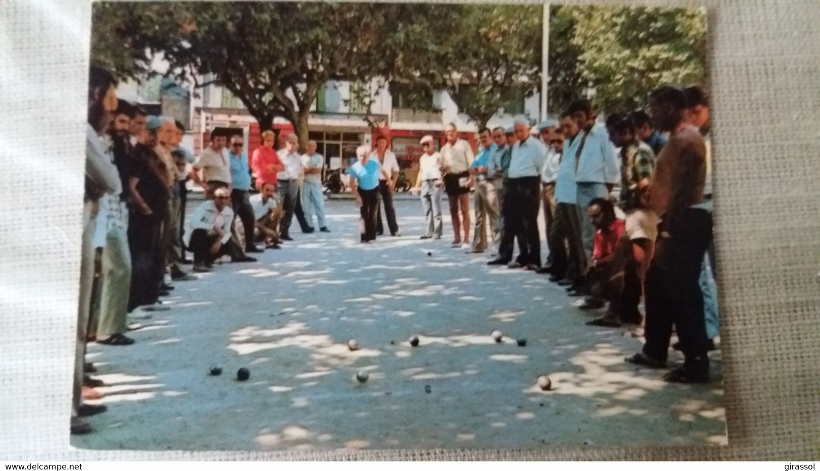 CPSM  SPORT PETANQUE PARTIE DE BOULES PLAISIR DES JOUEURS ET DES SUPPORTERS ED GAI SOLEIL 1980 - Pétanque