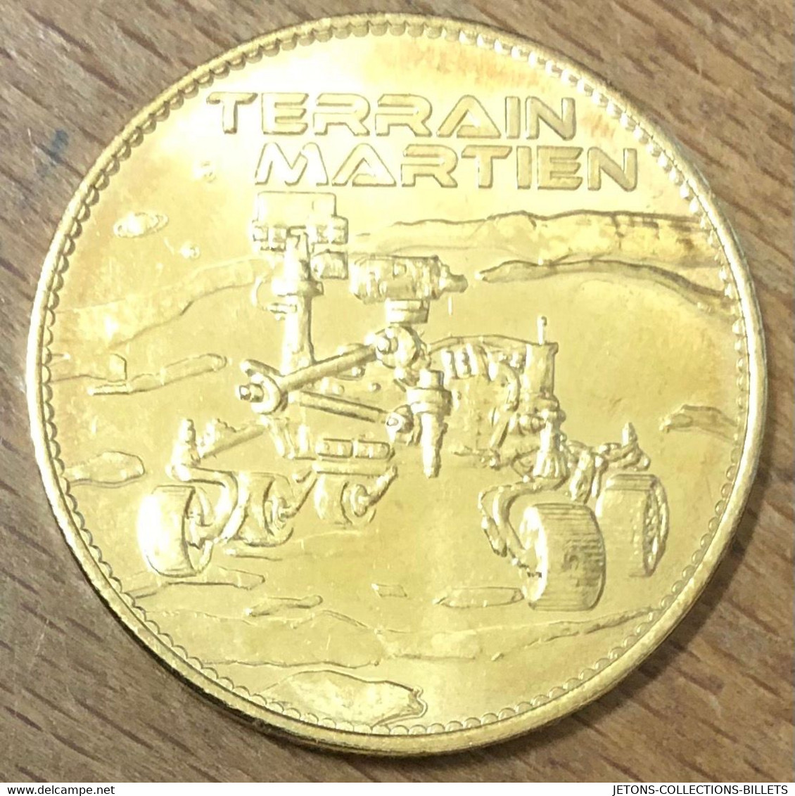 31 TOULOUSE CITÉ DE L'ESPACE TERRAIN MARTIEN MDP 2022 MÉDAILLE MONNAIE DE PARIS JETON TOURISTIQUE TOKENS MEDALS COINS - 2022