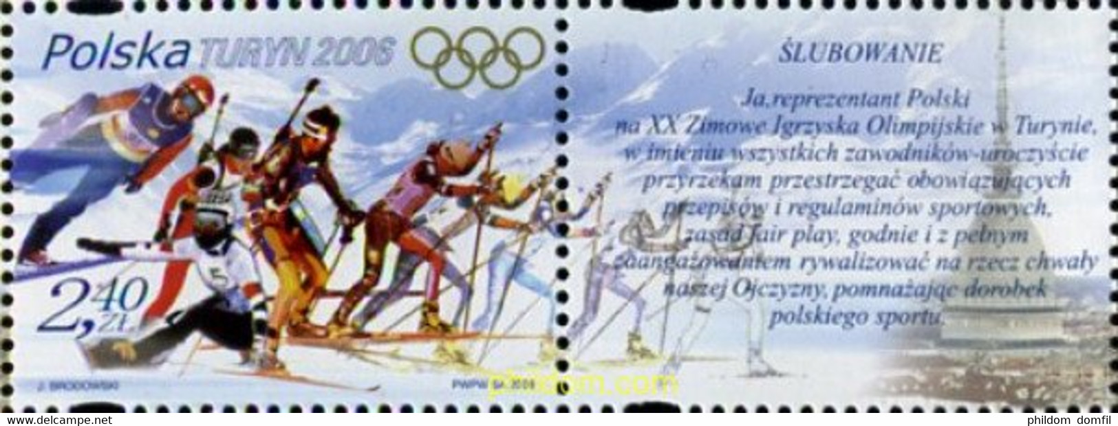 693217 MNH POLONIA 2006 20 JUEGOS OLIMPICOS INVIERNO TURIN 2006 - Unclassified