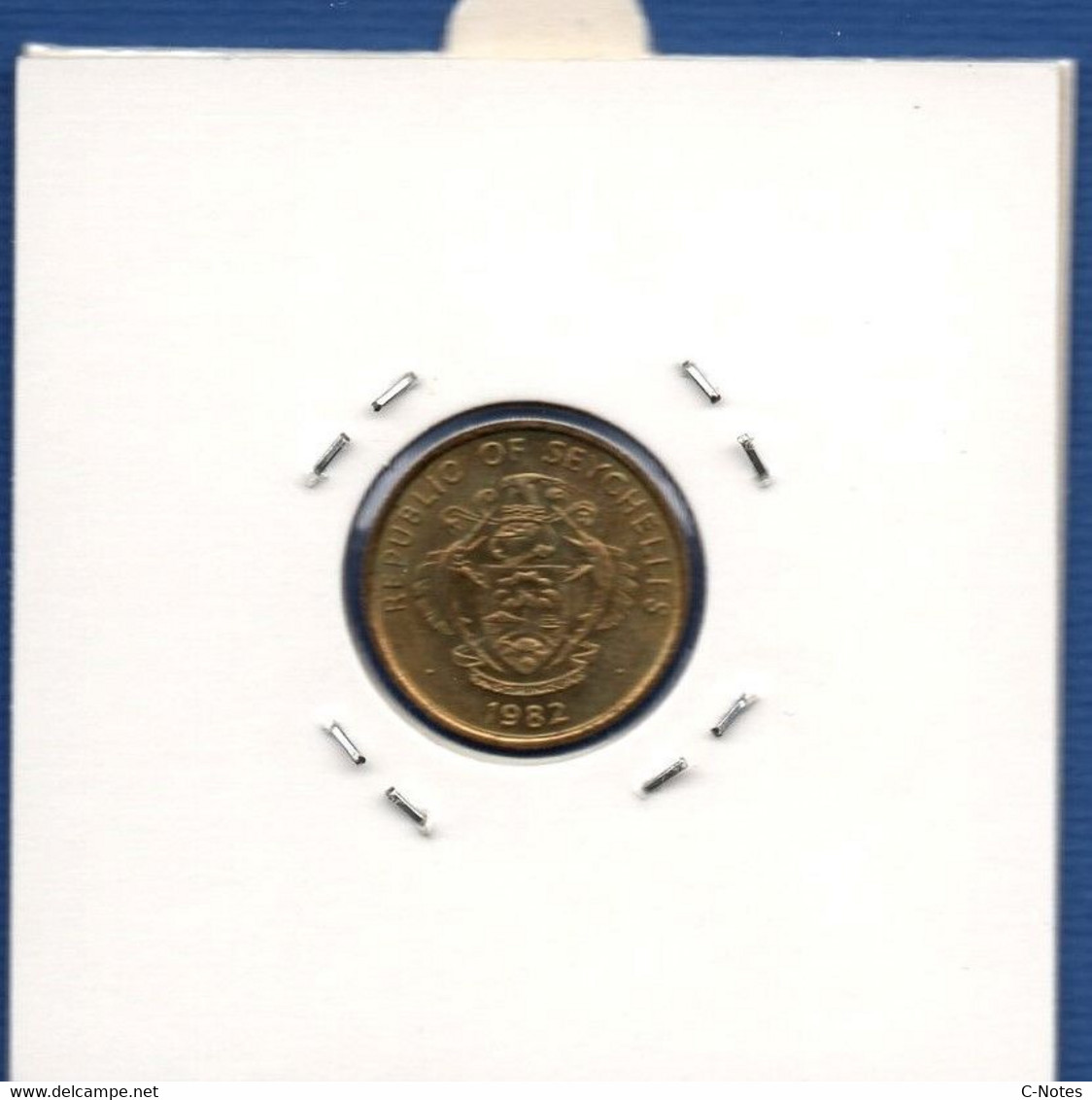 SEYCHELLES - 1 Cent 1982 -  See Photos - Km 46 - Seychelles