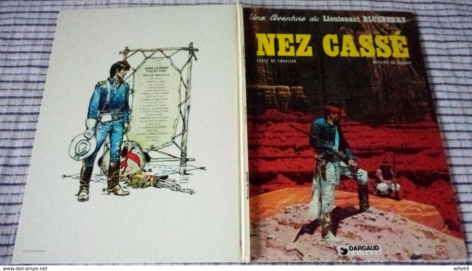 BLUEBERRY   " Nez Cassé "   1982   Edition: DARGAUD   TBE - Blueberry