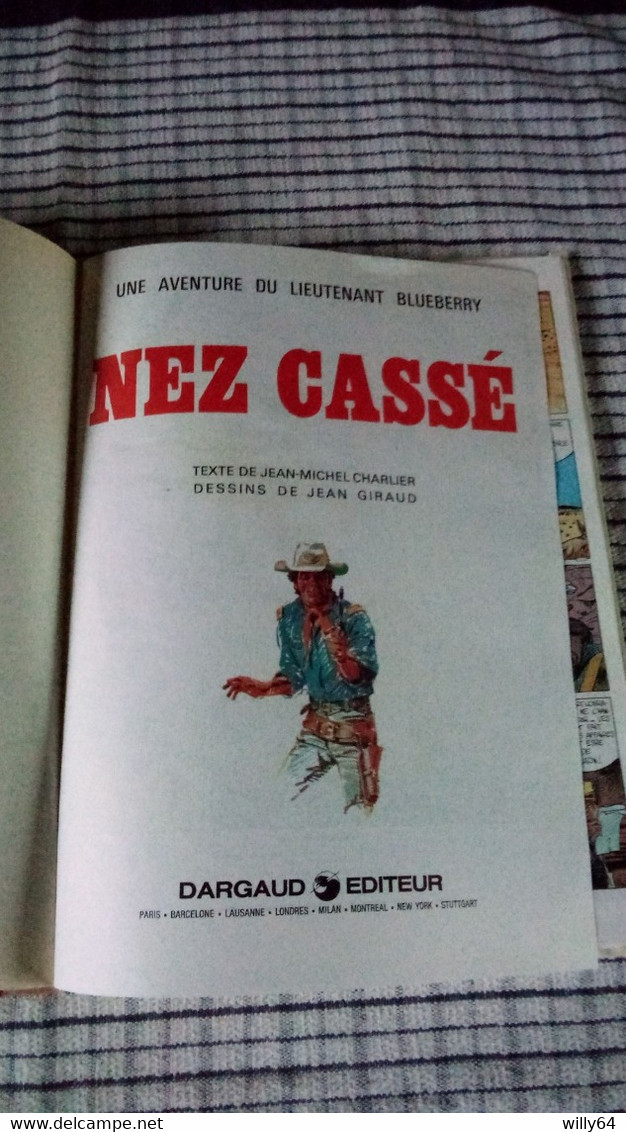 BLUEBERRY   " Nez Cassé "   1982   Edition: DARGAUD   TBE - Blueberry