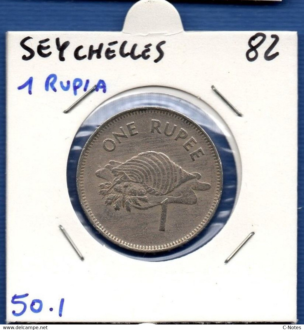 SEYCHELLES - 1 Rupee 1982 -  See Photos - Km 50.1 - Seychelles