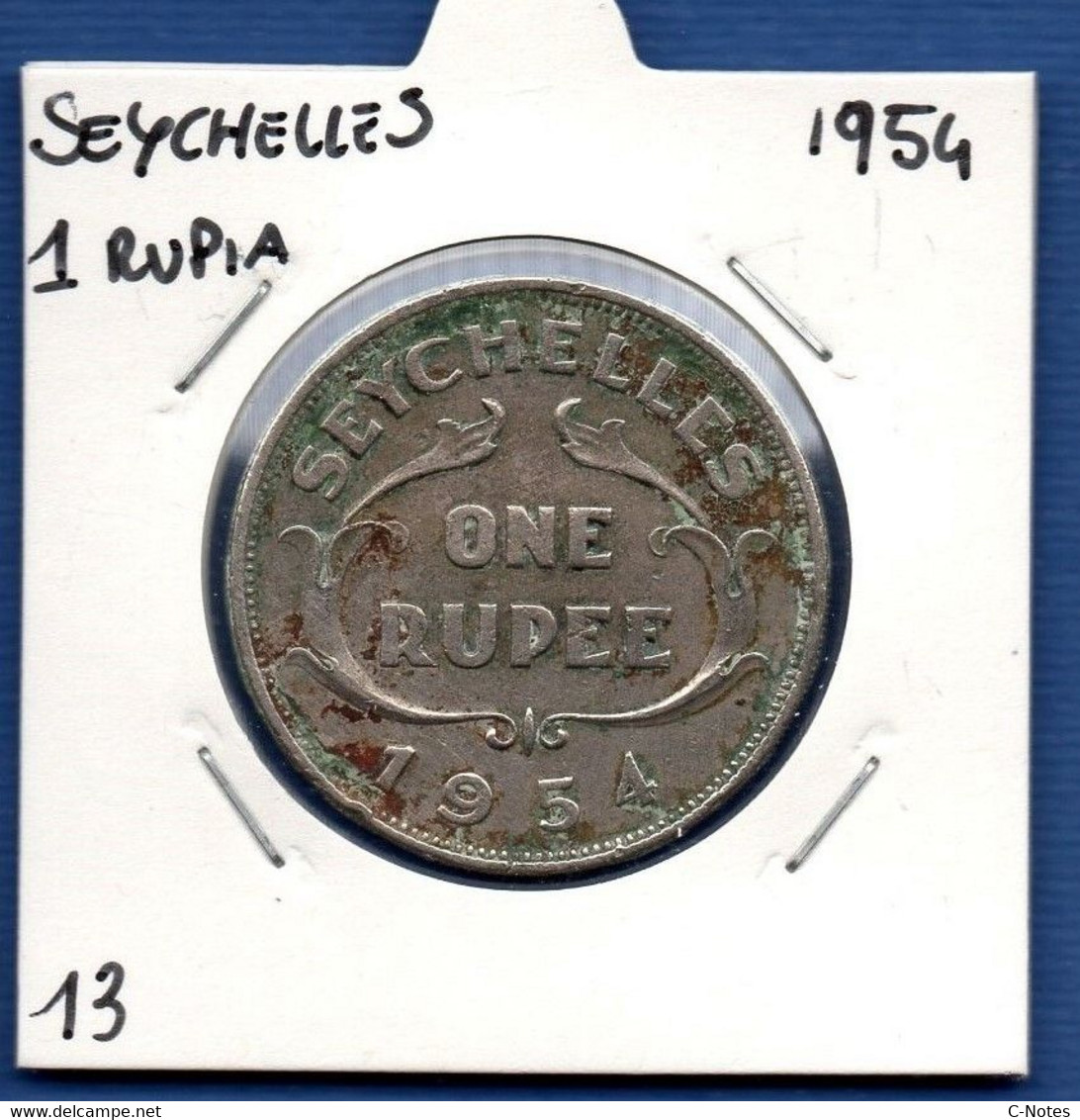 SEYCHELLES - 1 Rupee 1982 -  See Photos - Km 50.1 - Seychellen