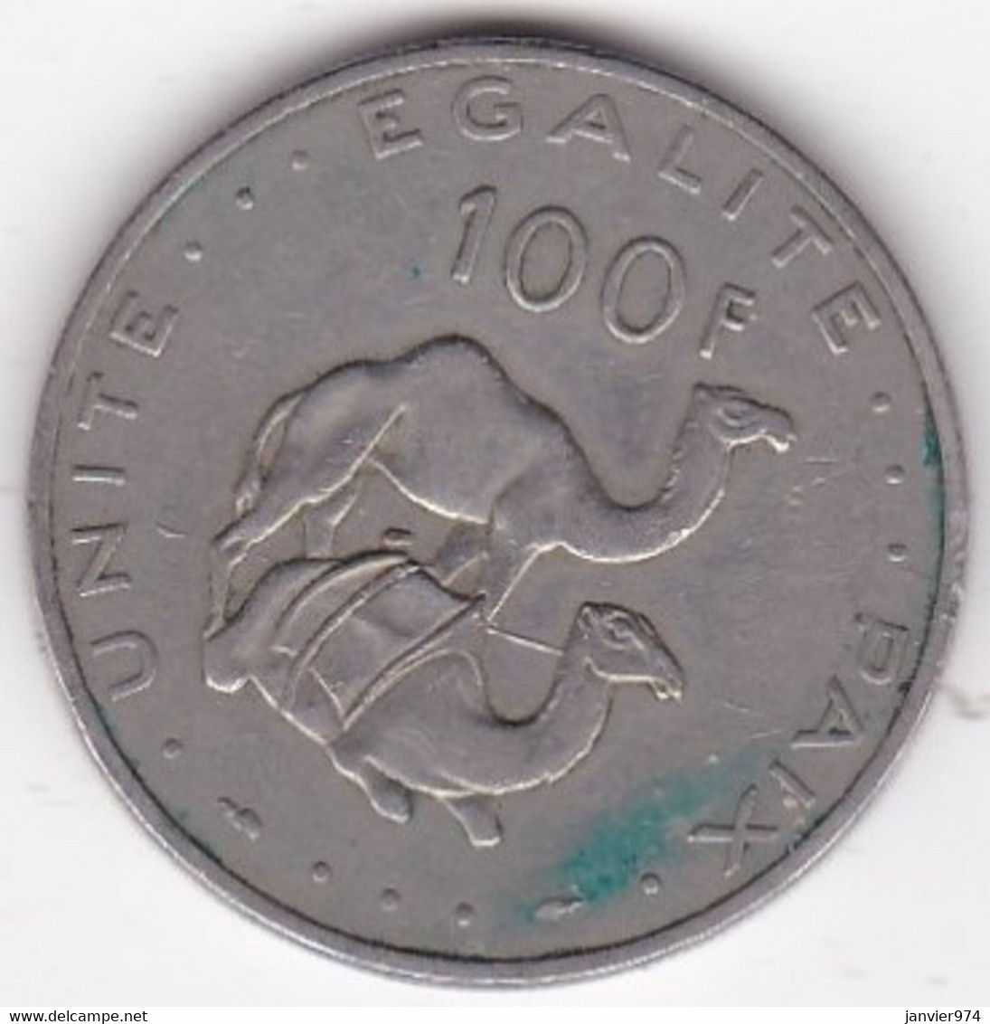 République De Djibouti 100 Francs 1977, En Cupronickel, KM# 26 - Djibouti