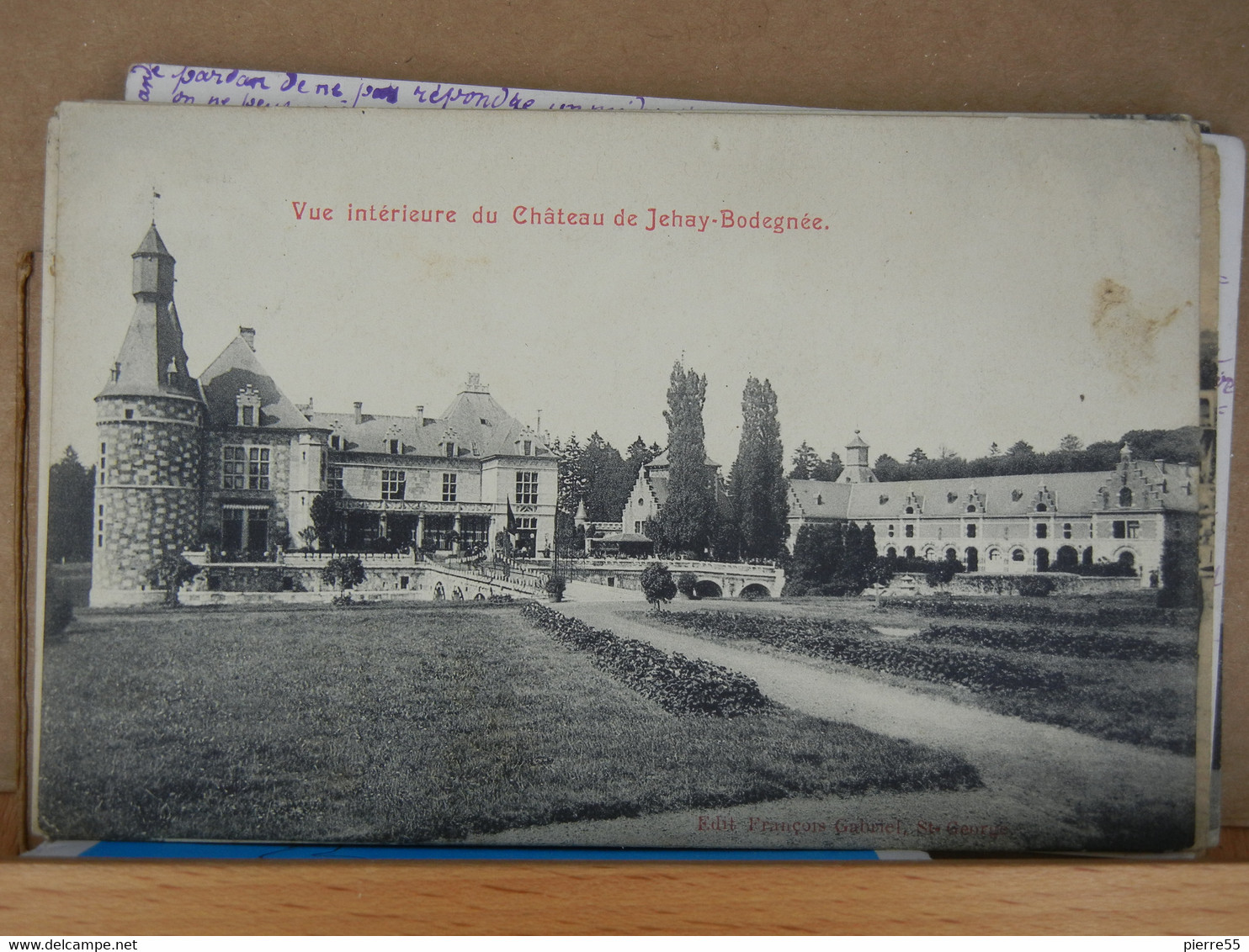 AMAY VUE INTERIEURE DU CHÂTEAU DE JEHAY-BODEGNEE-  ED GABRIEL- OBLIT 1908 TBE - Amay