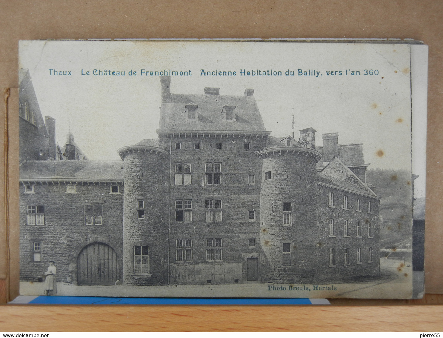 THEUX LE CHATEAU DE FRANCHIMONT, ANCIENNE HABITATION DU BAILLY - ANIMEE  - OBLIT 1911 + GRIFFE LA REID - Theux