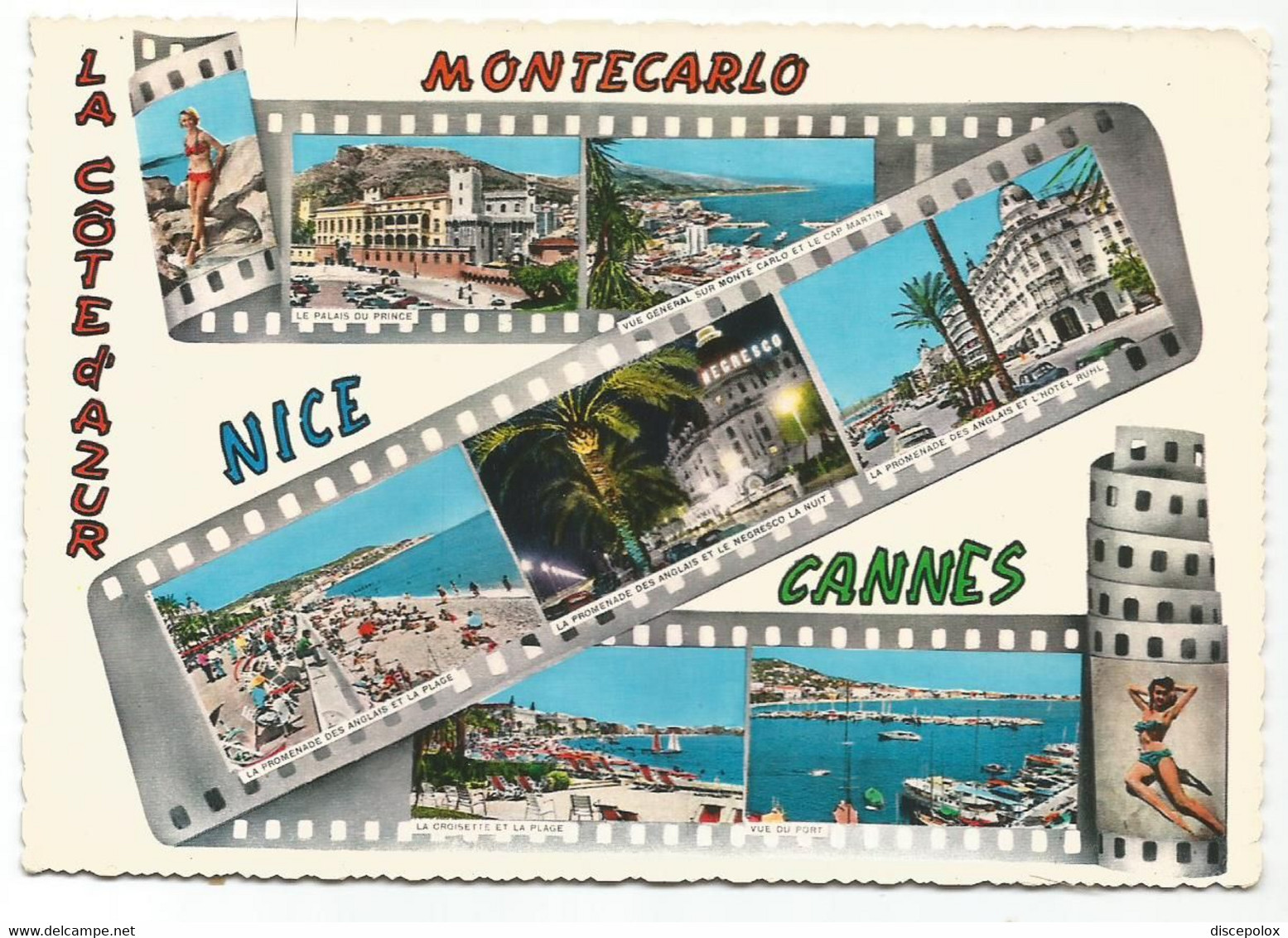AC4885 Monaco - Monte Carlo Montecarlo - Cote D'Azur - Nice - Cannes / Non Viaggiata - Hotels