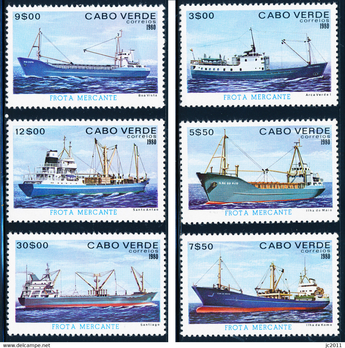 Cabo Verde - 1980 - Ships / Merchant Fleet - MNH - Cap Vert