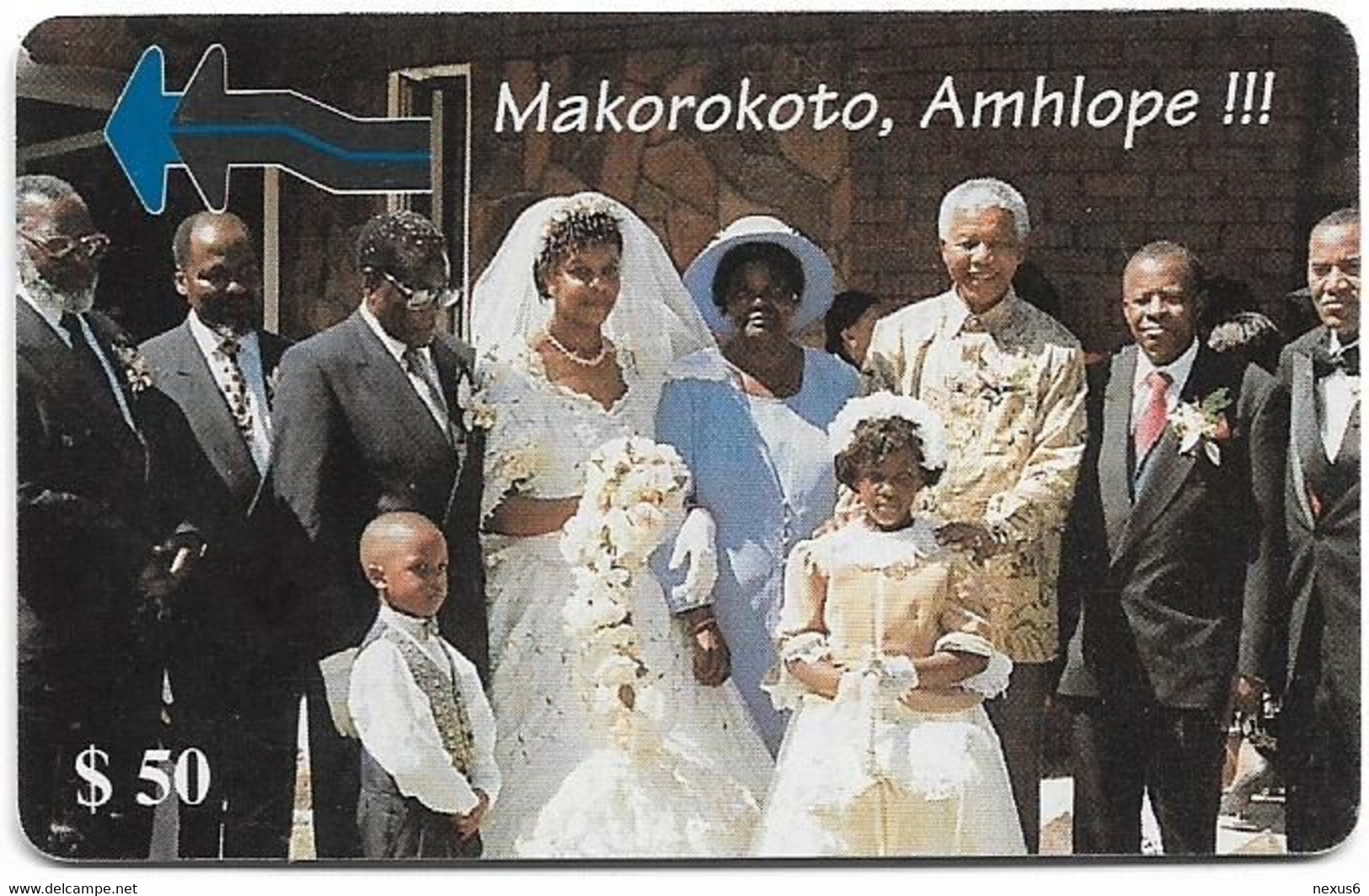 Zimbabwe - PTC - Marriage Of President Mugabe, Makorokoto 2, 10.1999, Chip SO3, 50$, 20.000ex, Used - Simbabwe