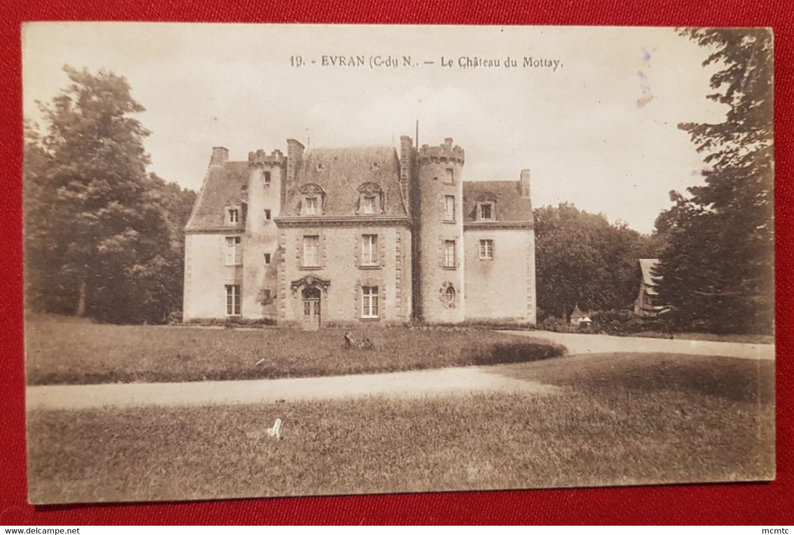 CPA  - Evran -(C.-du-N) - Le Château Du Mottay - Evran