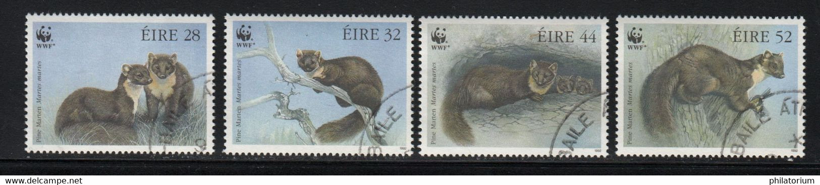 Eire, Irlande O; Yv 801, 802, 803, 804; Martes; - Used Stamps