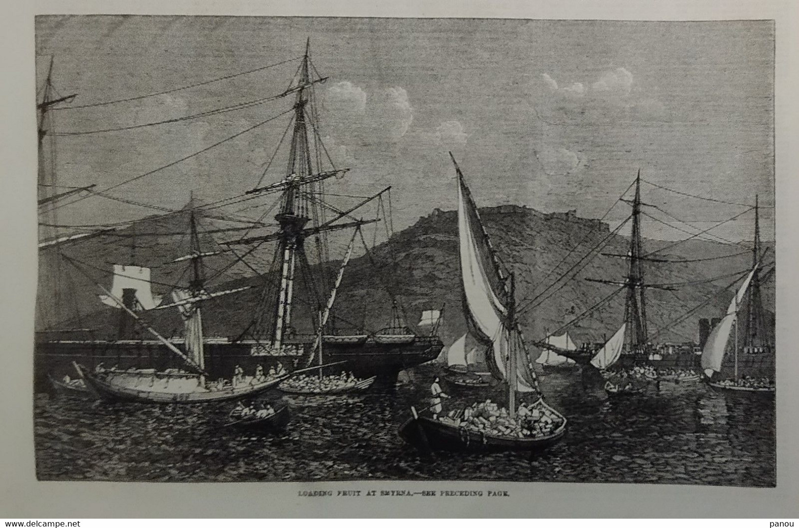 THE ILLUSTRATED LONDON NEWS 1218. AUGUST 22, 1863. RIO DE JANEIRO BRAZIL MADAGASCAR TENEDOS GREECE TURKEY SMYRNA CHICAGO - Autres & Non Classés