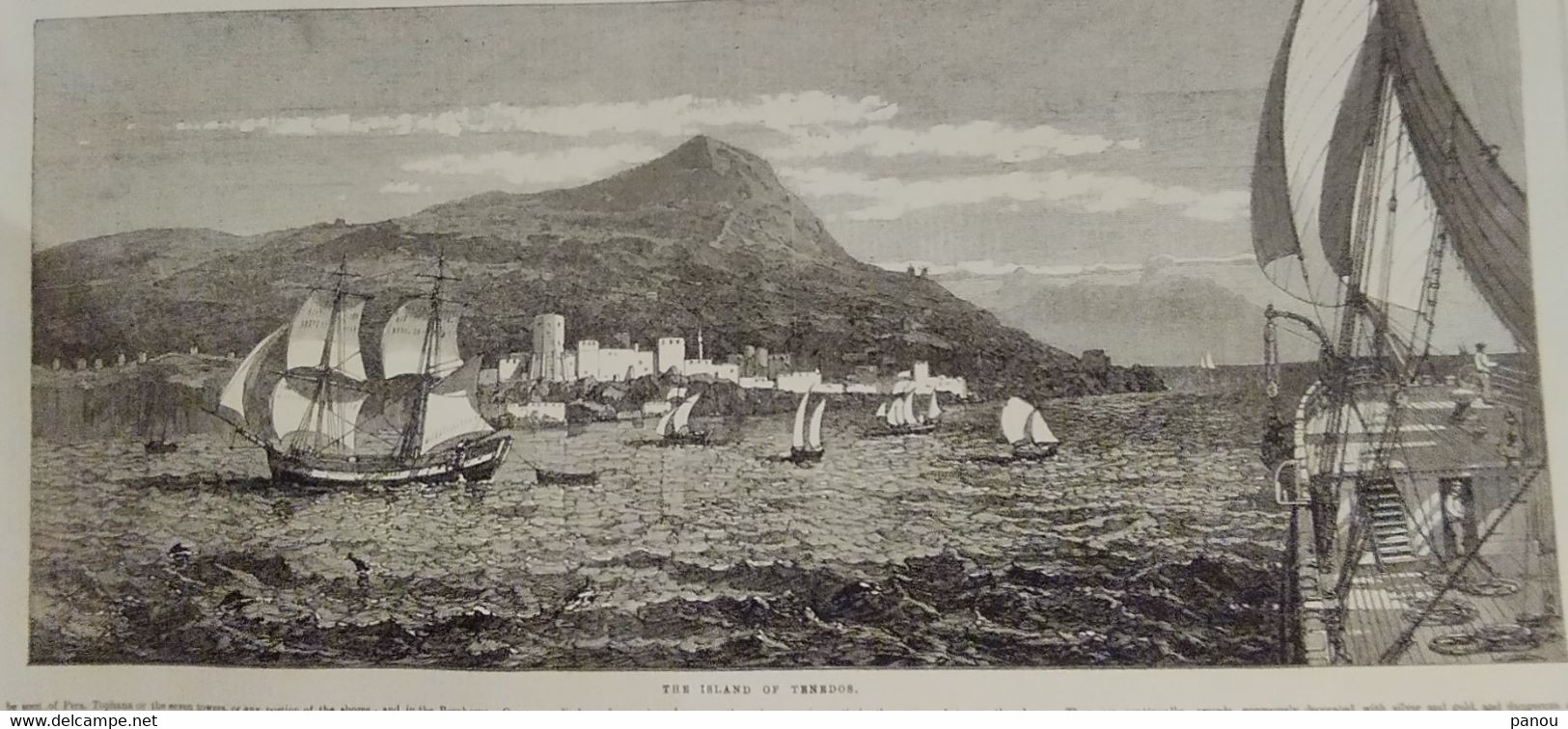 THE ILLUSTRATED LONDON NEWS 1218. AUGUST 22, 1863. RIO DE JANEIRO BRAZIL MADAGASCAR TENEDOS GREECE TURKEY SMYRNA CHICAGO - Autres & Non Classés