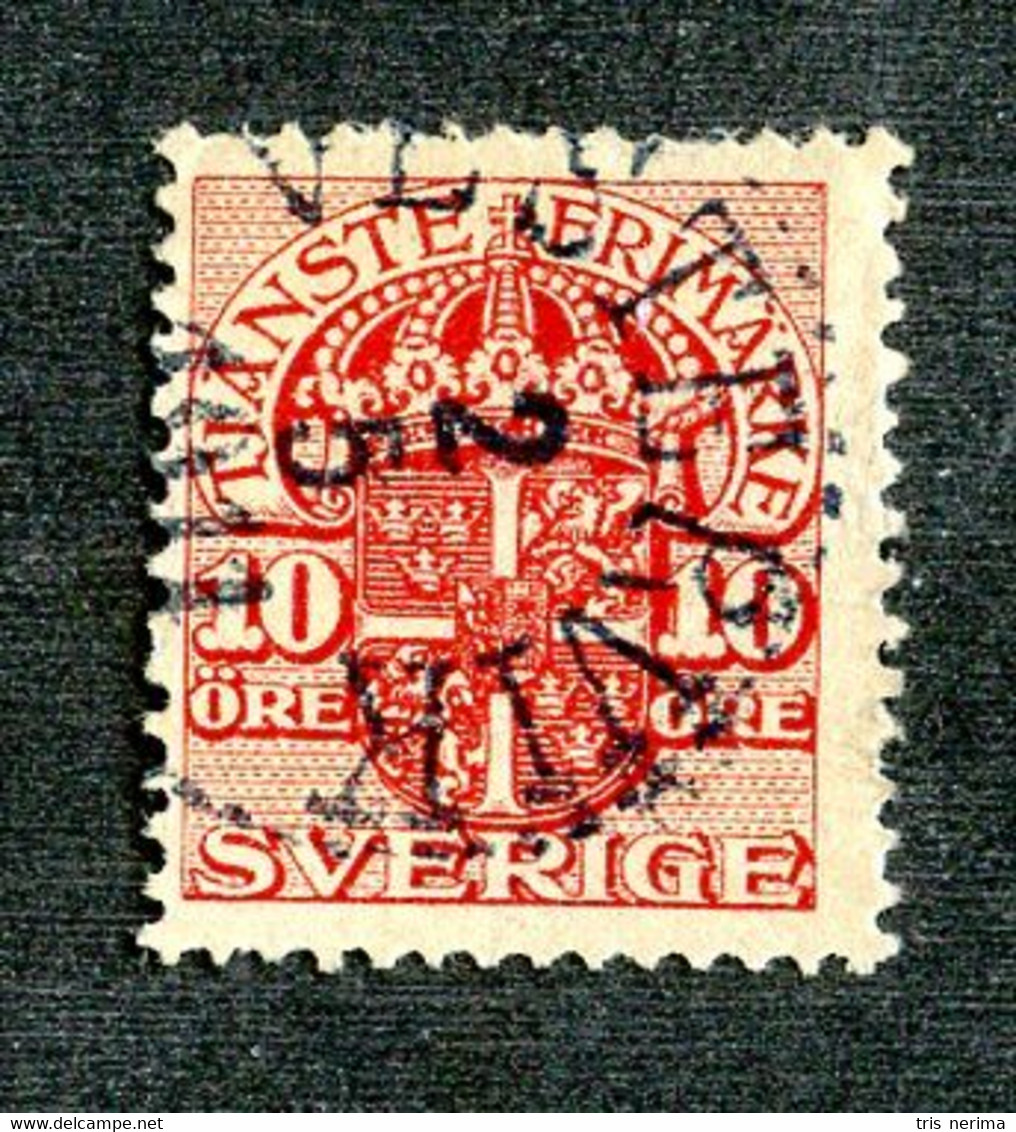 22 Sweden 1910 Scott O33- Mi.22 Used (Offers Welcome!) - Impuestos