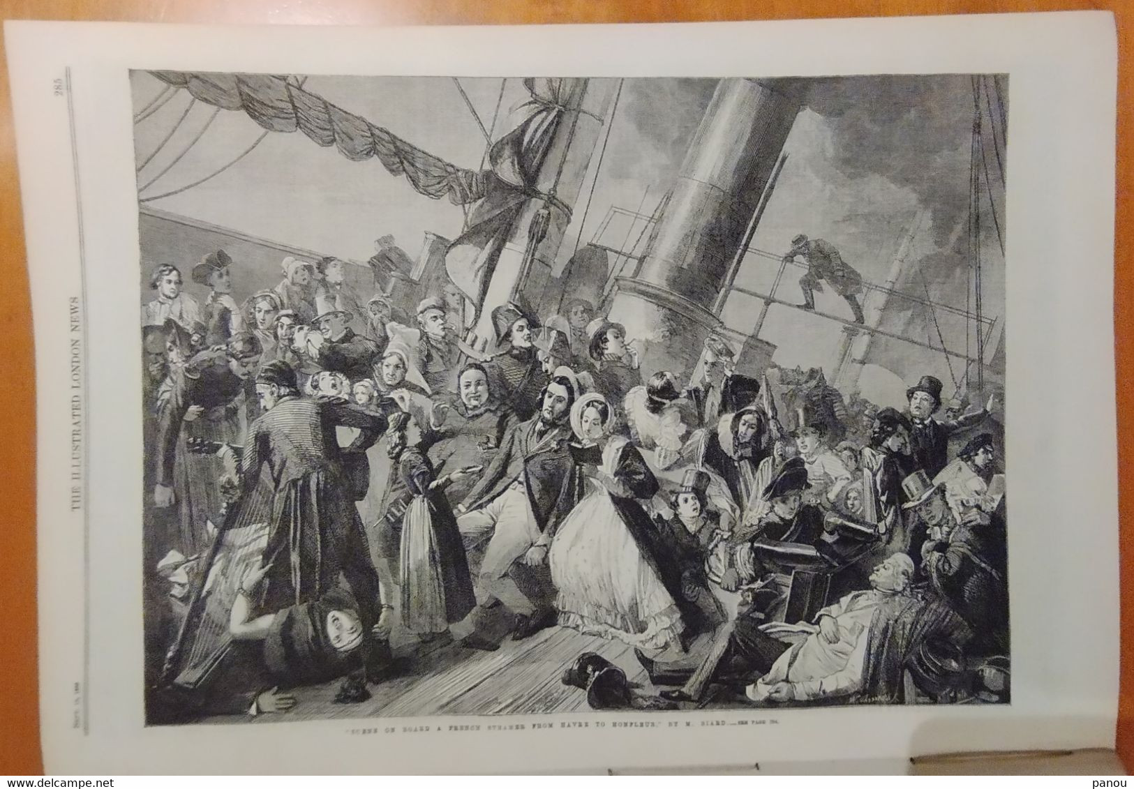 THE ILLUSTRATED LONDON NEWS 1222. SEPTEMBER 19, 1863. TELEGRAPH TRAVELLING INDIA. SHIP BATEAU LE HAVRE HONFLEUR - Sonstige & Ohne Zuordnung