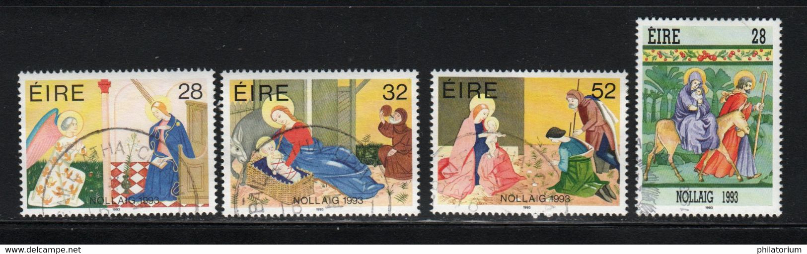 Eire, Irlande O; Yv 842, 843, 844, 845; Noël; - Used Stamps