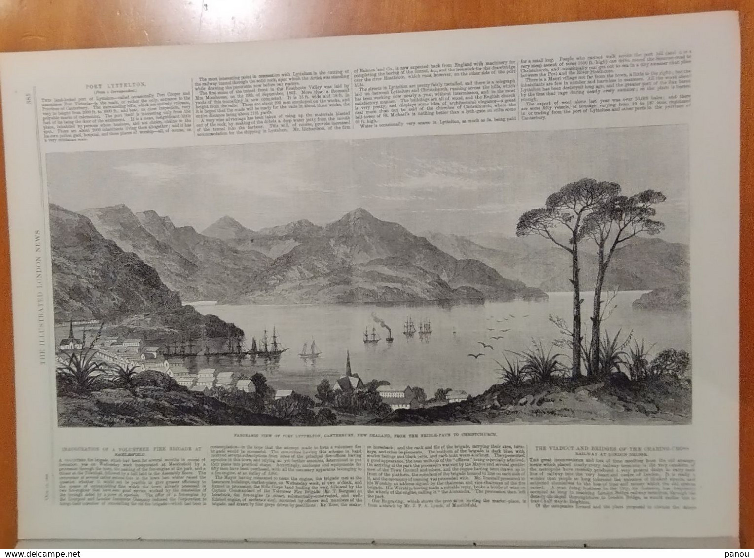 THE ILLUSTRATED LONDON NEWS 1227. OCTOBER 17, 1863. CANTERBURY NEW ZEALAND. BRISTOL SOMERSET RAILWAY. MURREE HILLS INDIA - Other & Unclassified