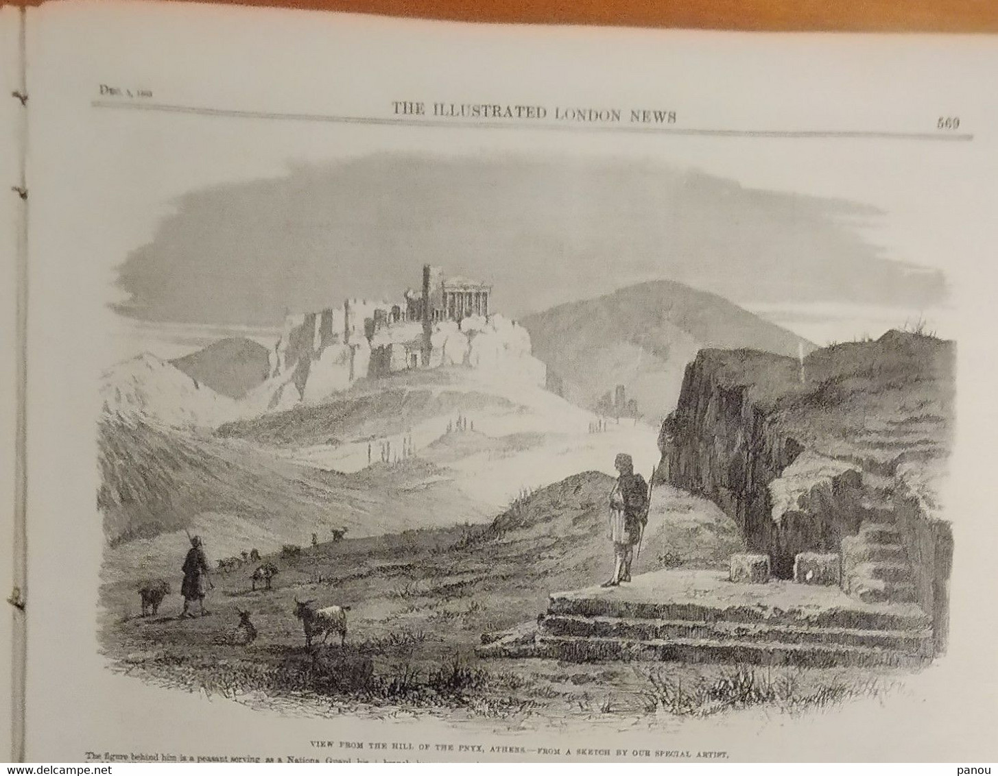 THE ILLUSTRATED LONDON NEWS 1234. DECEMBER 5, 1863. CIVIL WAR USA. GREECE ATHENS. MOOLTAN INDIA. AUSTRALIA. NEW ZEALAND - Autres & Non Classés