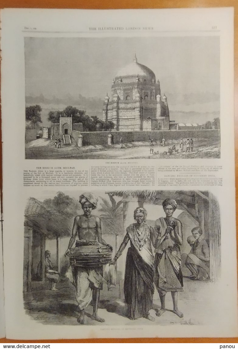 THE ILLUSTRATED LONDON NEWS 1234. DECEMBER 5, 1863. CIVIL WAR USA. GREECE ATHENS. MOOLTAN INDIA. AUSTRALIA. NEW ZEALAND