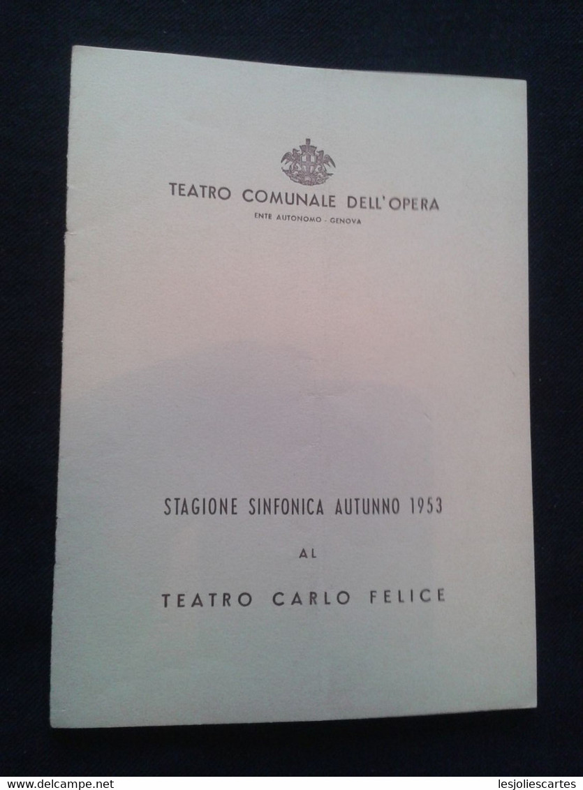 ROVERE DOMINGUEZ BERDINI MODESTI MARIO ROSSI CONDUCTOR DIRIGENT VERDI REQUIEM CONCERT PROGRAMME PROGRAM - Programme