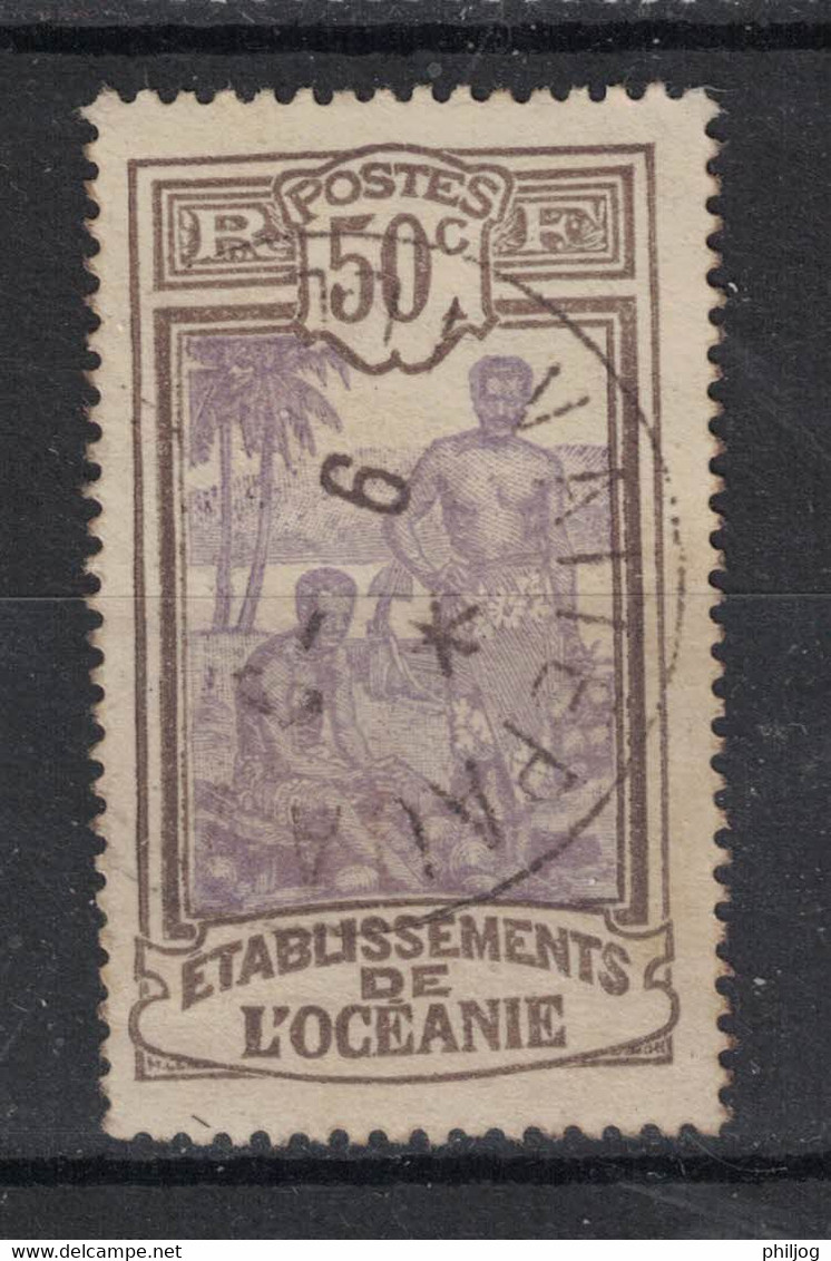 Etablissements Océanie - Yvert 55 Oblitéré VAITEPAVA - Scott#44 - Used Stamps