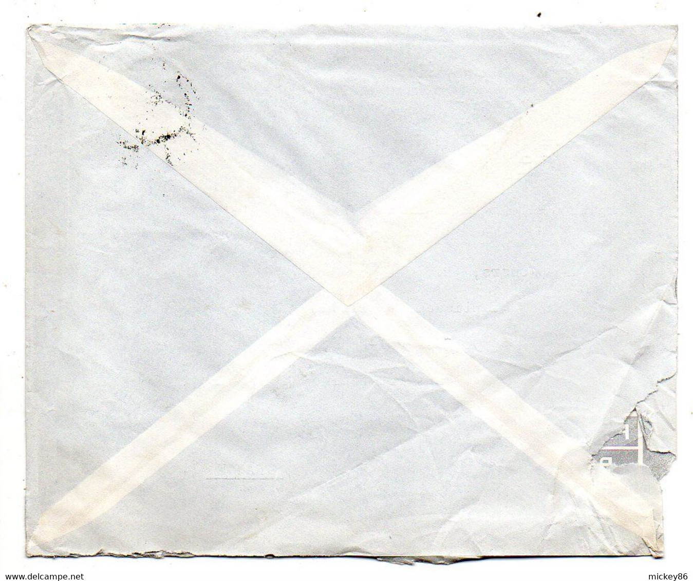 LIBYE -1963 --lettre  TRIPOLI  Pour NANTERRE- 92 (France)..timbre  Seul Sur Lettre    , Cachet - Libyen