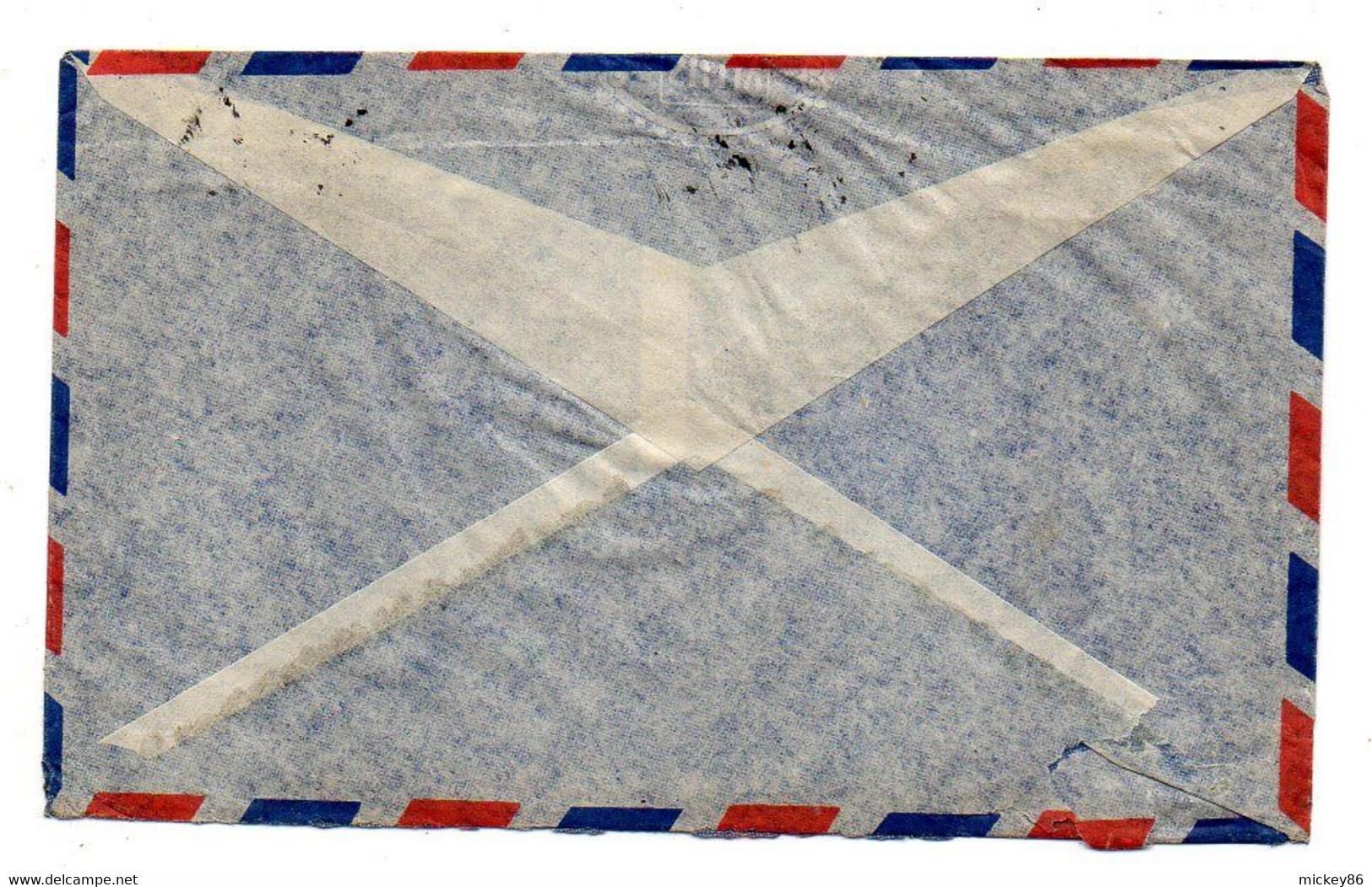 CHILI -1961 --lettre  SANTIAGO   Pour NANTERRE- 92 (France)..timbres (avion , ....) ,  Cachet - Chile