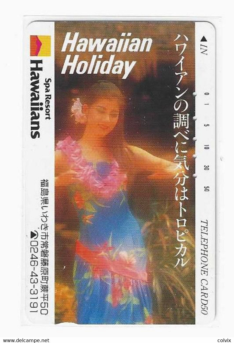 HAWAII HAWAIIAN HOLIDAY  Télécarte JAPON - Hawaii