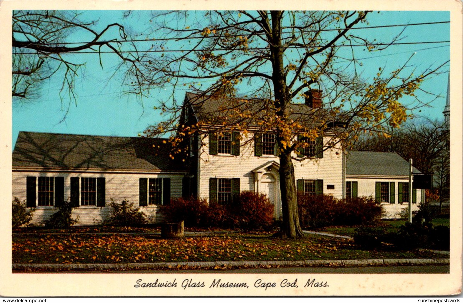 Massachusetts Cape Cod Sandwich Glass Museum 1970 - Cape Cod