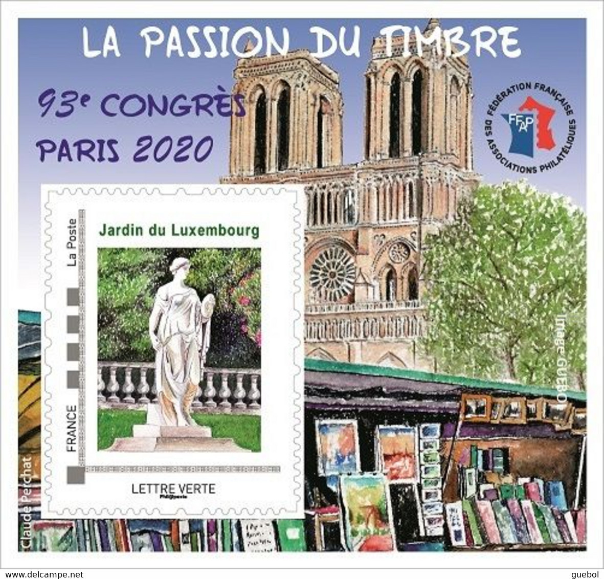 FFAP N° 17 De 2020 - Bloc Dentelé Autoadhésif - La Passion Du Timbre - Paris, Notre_Dame - FFAP