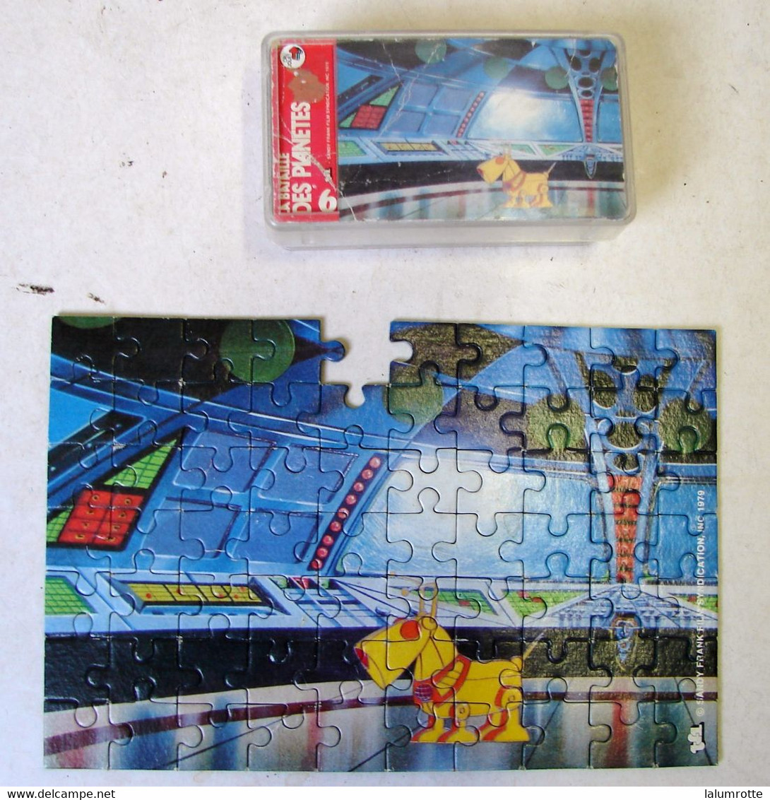 BD. 100. Petit Puzzle N°6 De La Bataille Des Planètes Dans Sa Boîte D'origine 1979. - Puzzles