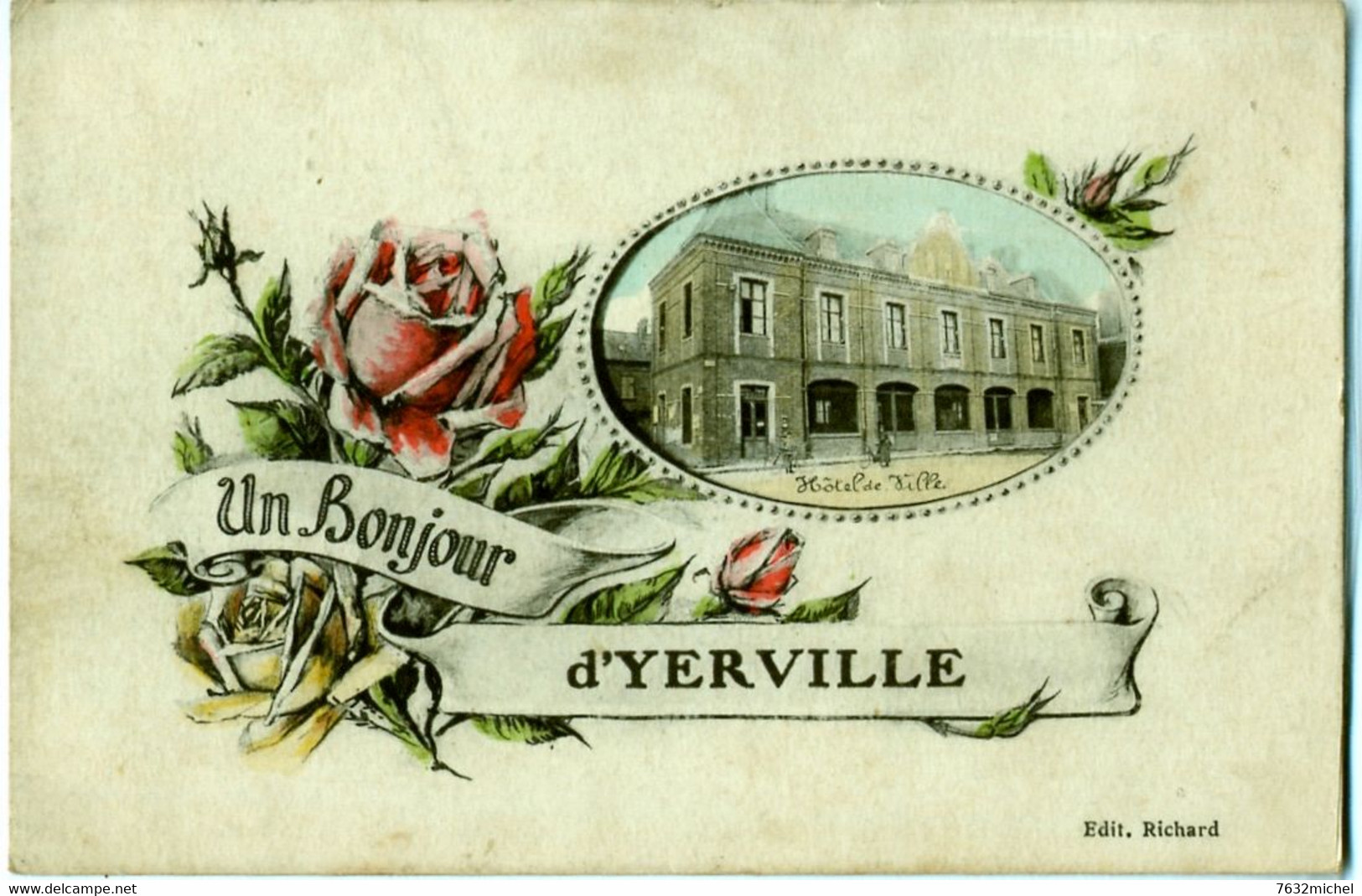 76 - YERVILLE - Un Bonjour - Yerville