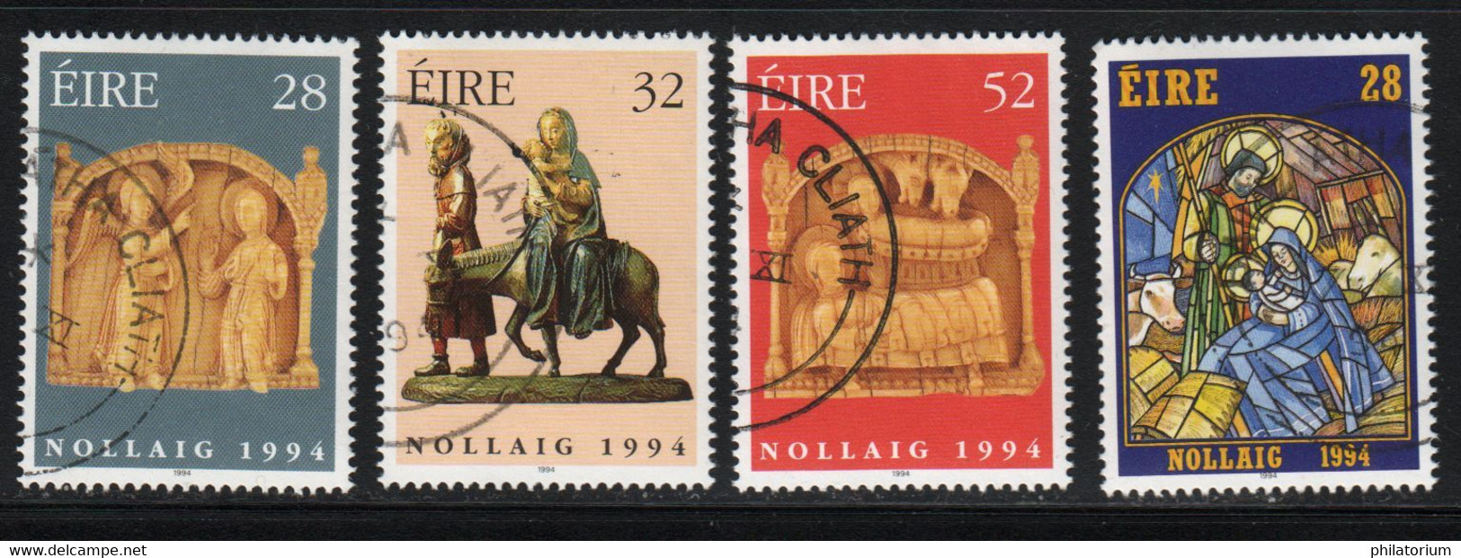 Eire, Irlande O; Yv 881, 882, 883, 884; Noël; - Used Stamps