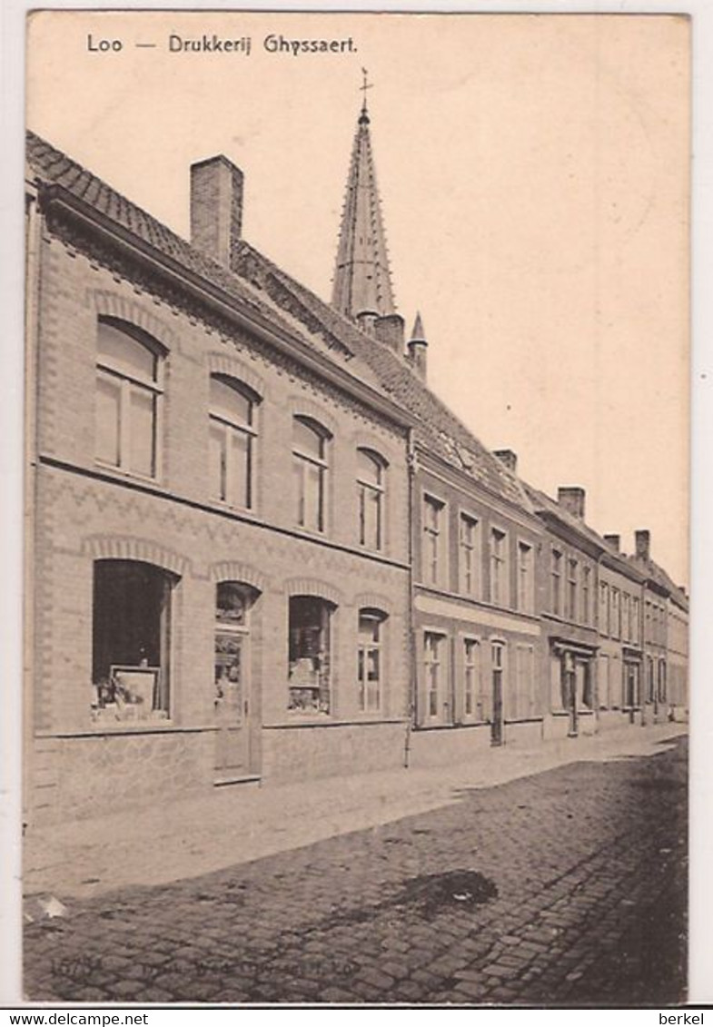 LO-RENIGE LOO  DRUKKERIJ GHYSSAERT Militair Verz Naar Paris 23-10-1914 Ref. 745 D1 - Lo-Reninge