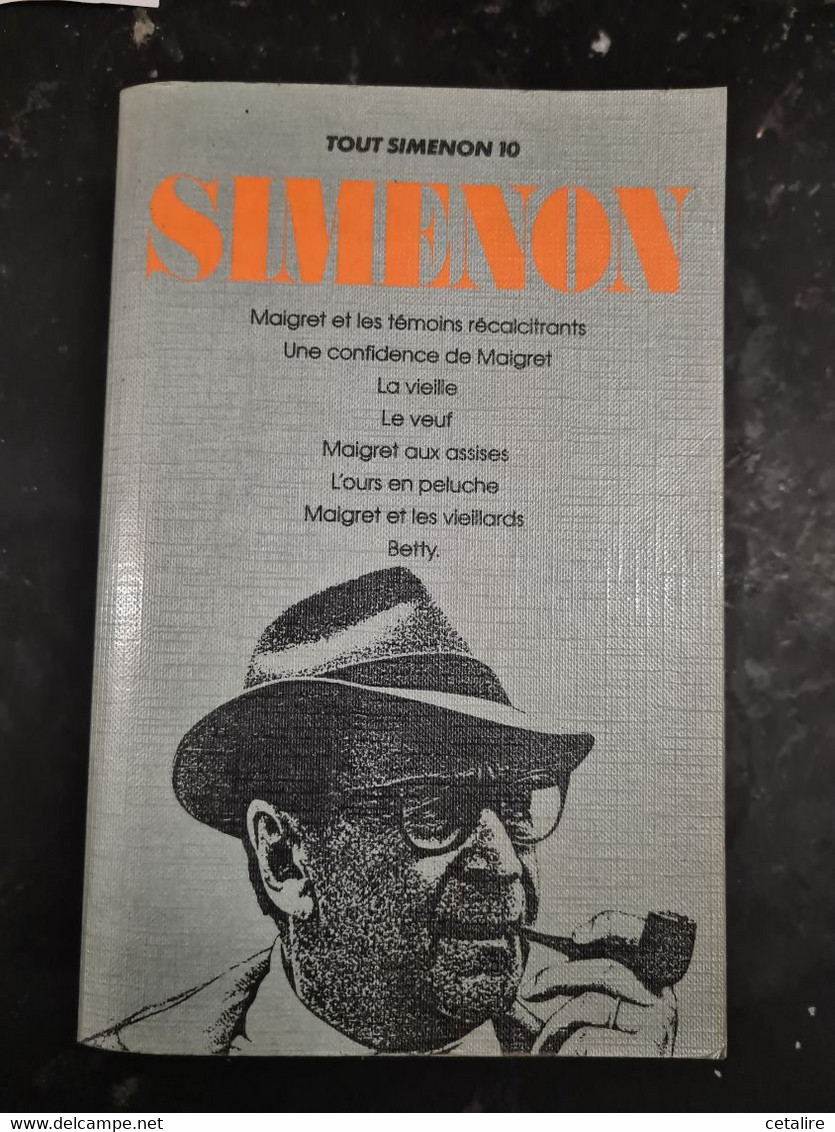 Tout Simenon 10 (8 Romans) Simenon +++ TRES BON ETAT+++ - Belgische Autoren