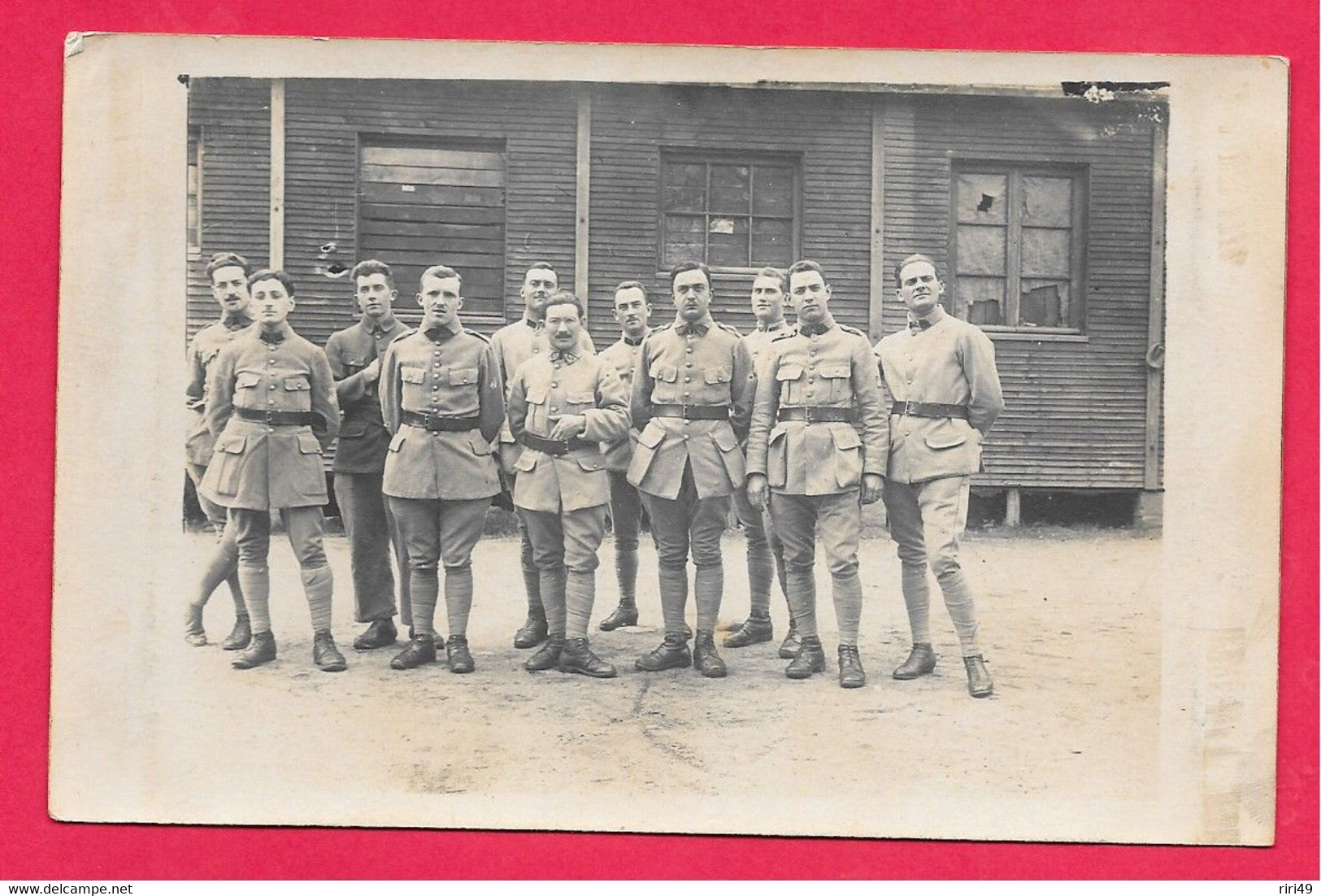 Cpa  Carte Photo Poilus, Groupe, 63ème Régiment, Militaire - Regiments