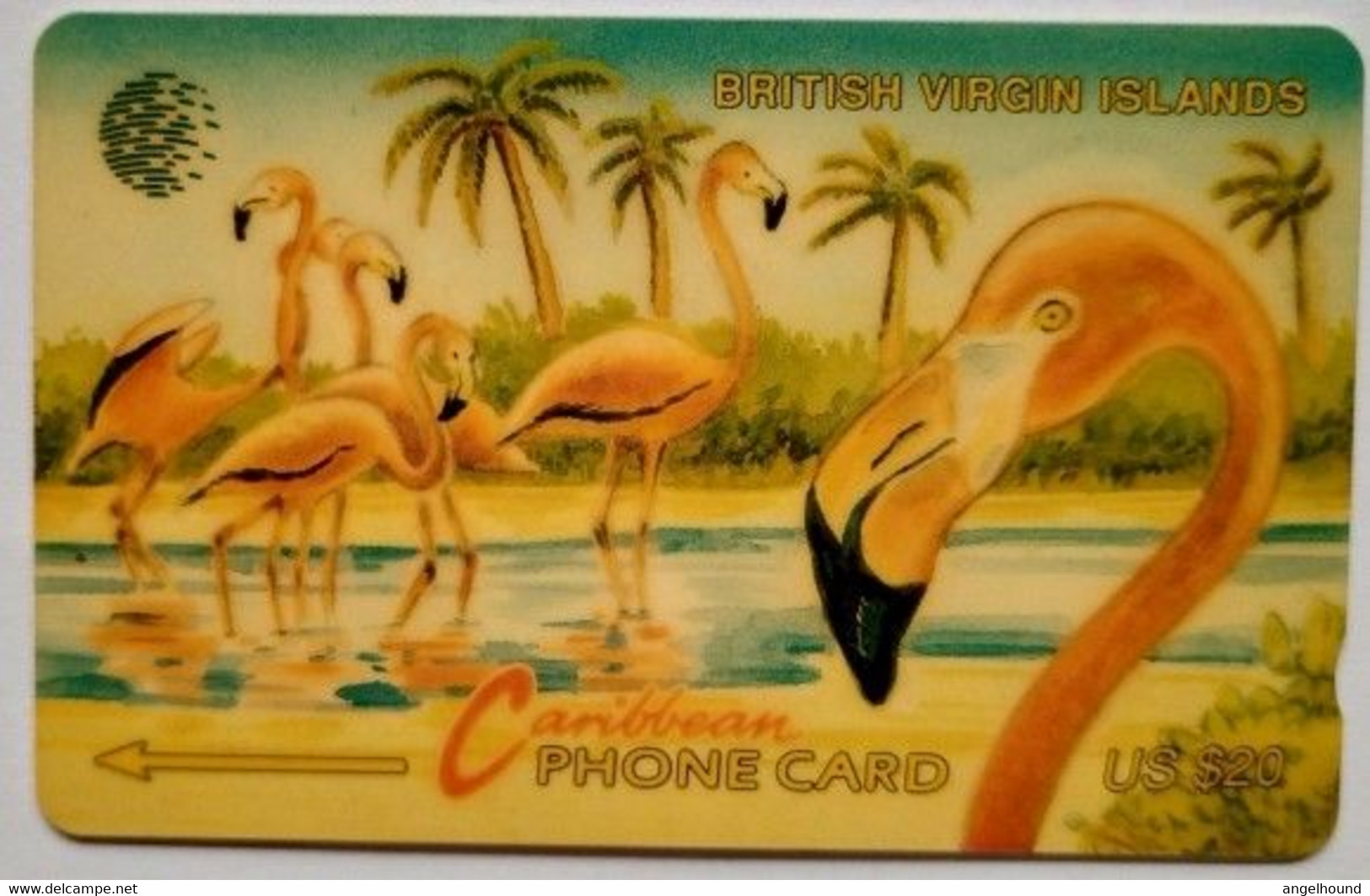 BVI CW 20CBVC  US$20 "  BVI Wildlife - The Flamingos " - Maagdeneilanden