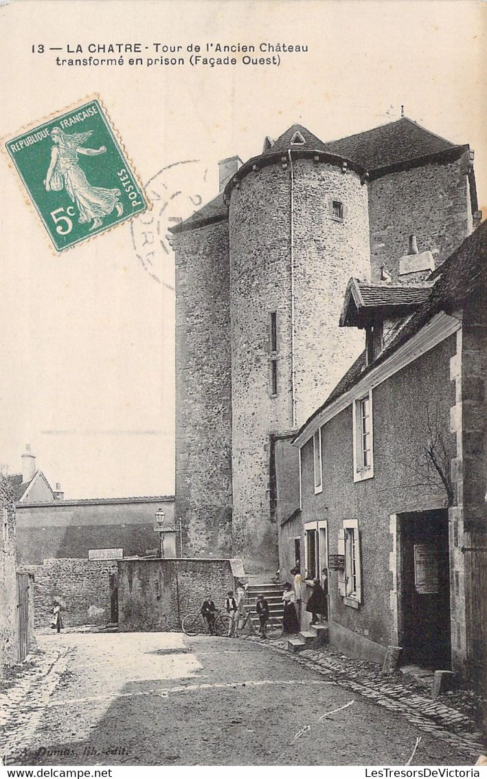 CPA FRANCE - 36 - LA CHATRE - Tour De L'Ancien Château Transformé En Prison - Façade Ouest - Dumas Editeur - La Chatre