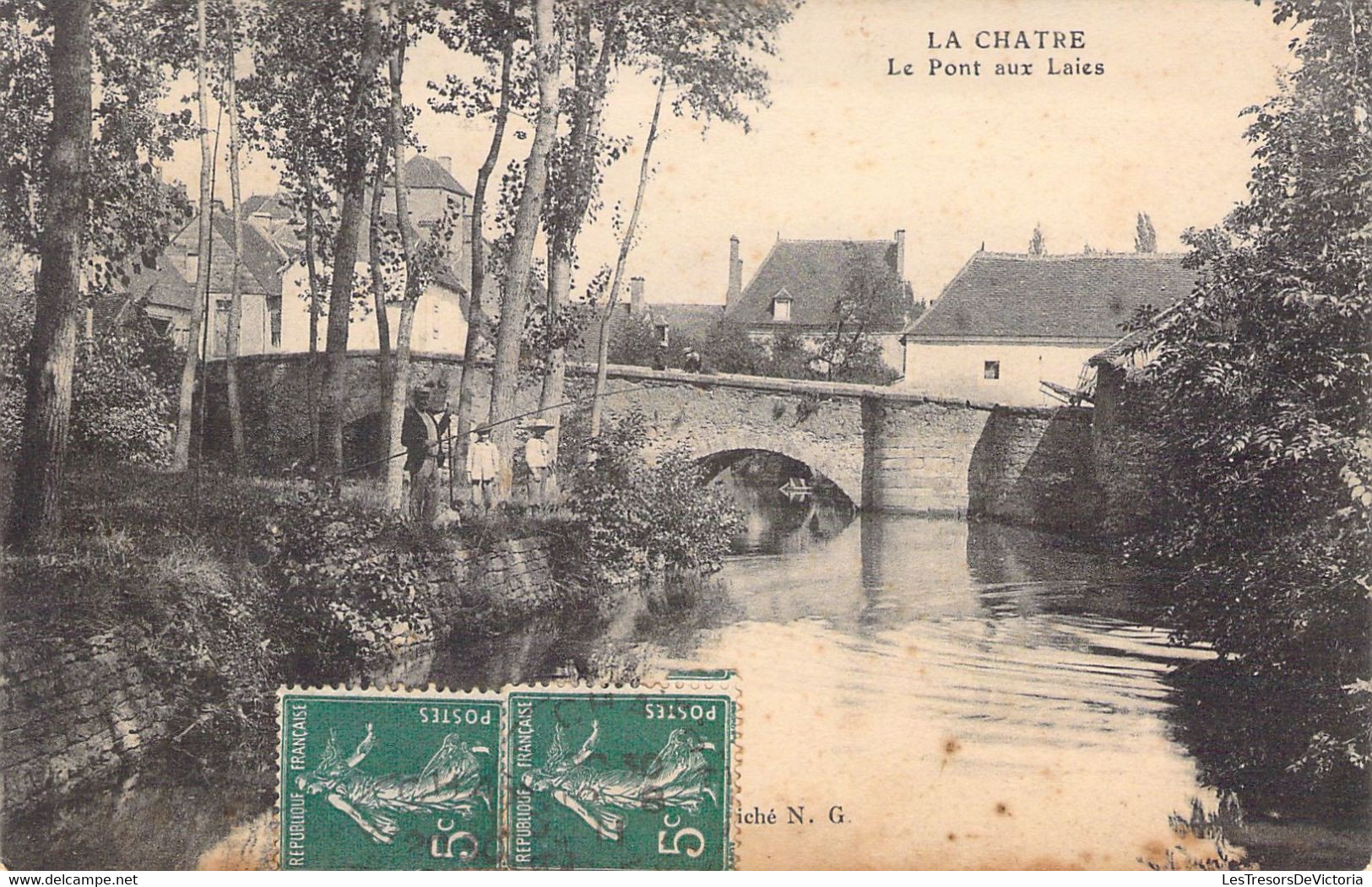 CPA FRANCE - 36 - LA CHATRE - Le Pont Aux Laies - Cliché NG - La Chatre