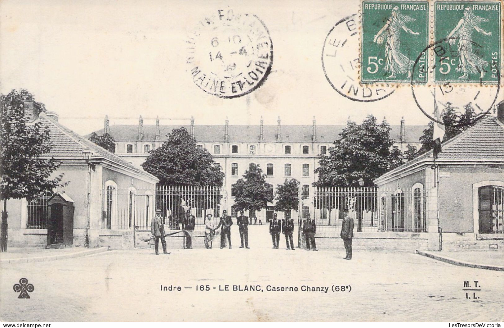 CPA FRANCE - 36 - LE BLANC - Caserne Chanzy - 68è - MTIL - Militariat - Le Blanc